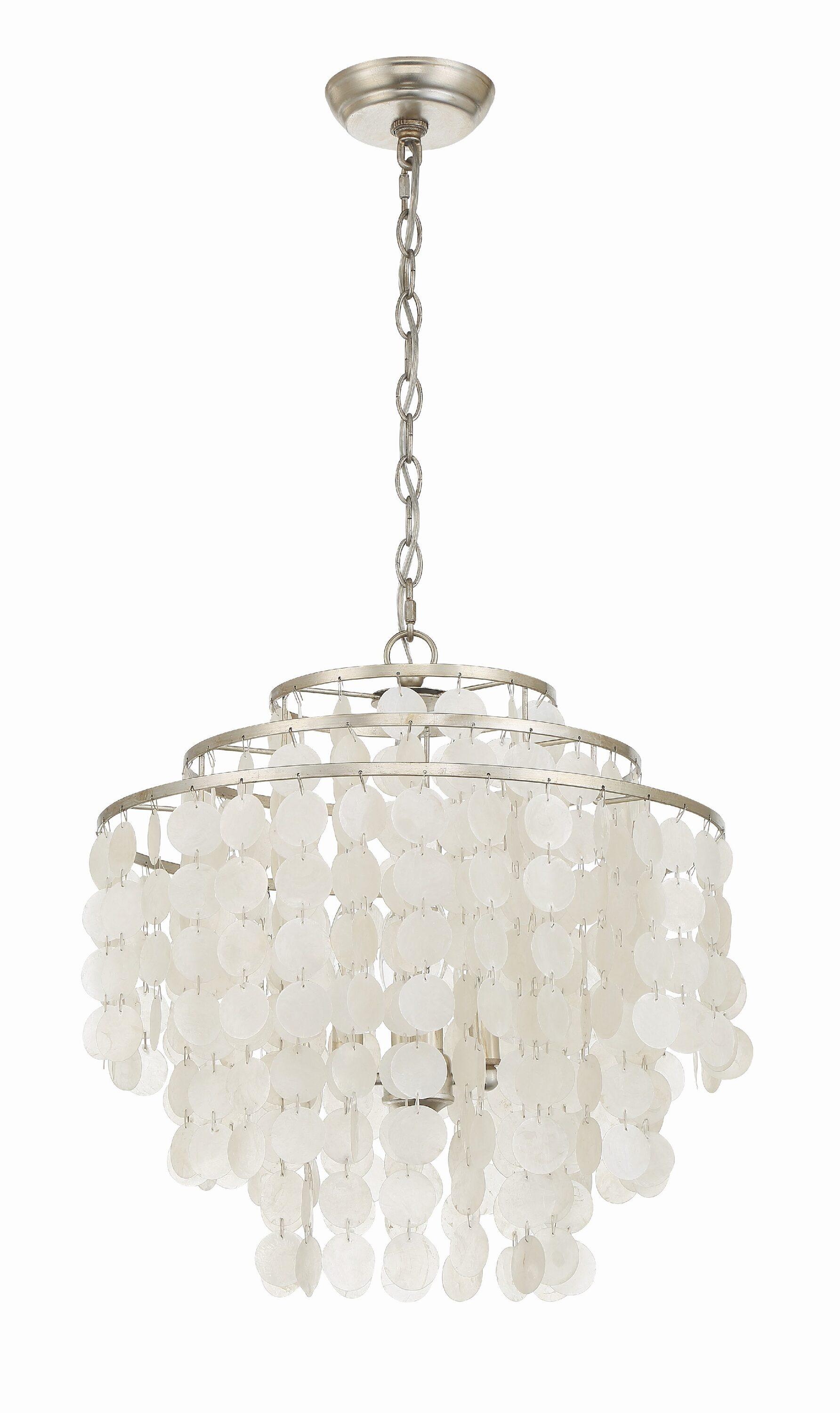 Clariza 4 - Light Dimmable Tiered Chandelier
