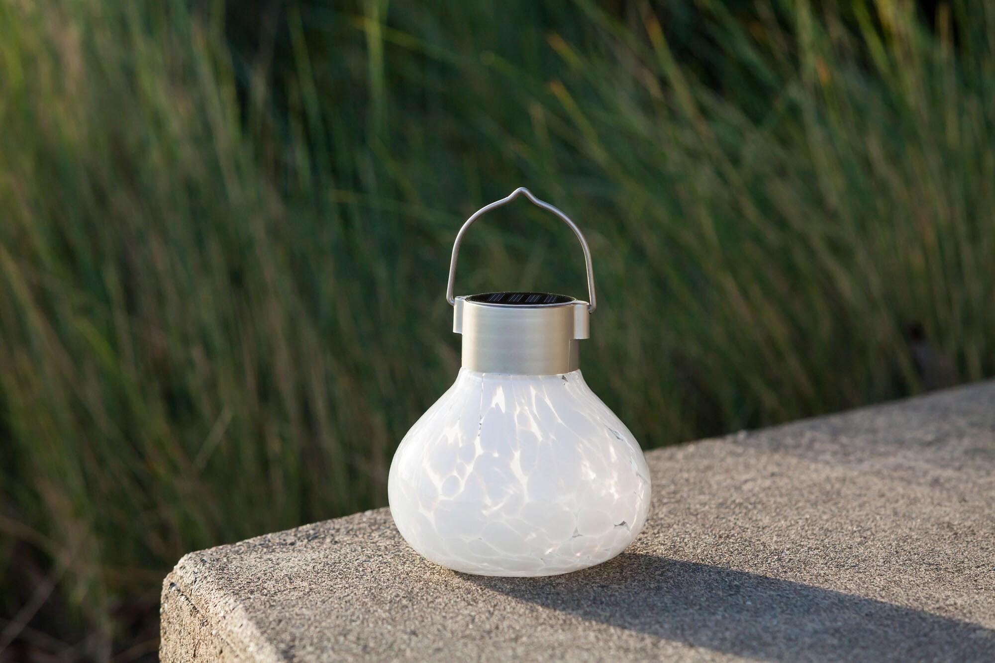 Solar Tea Lantern - White