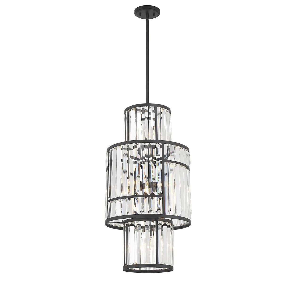 Savoy House Rohe 8 - Light Pendant in  Matte Black