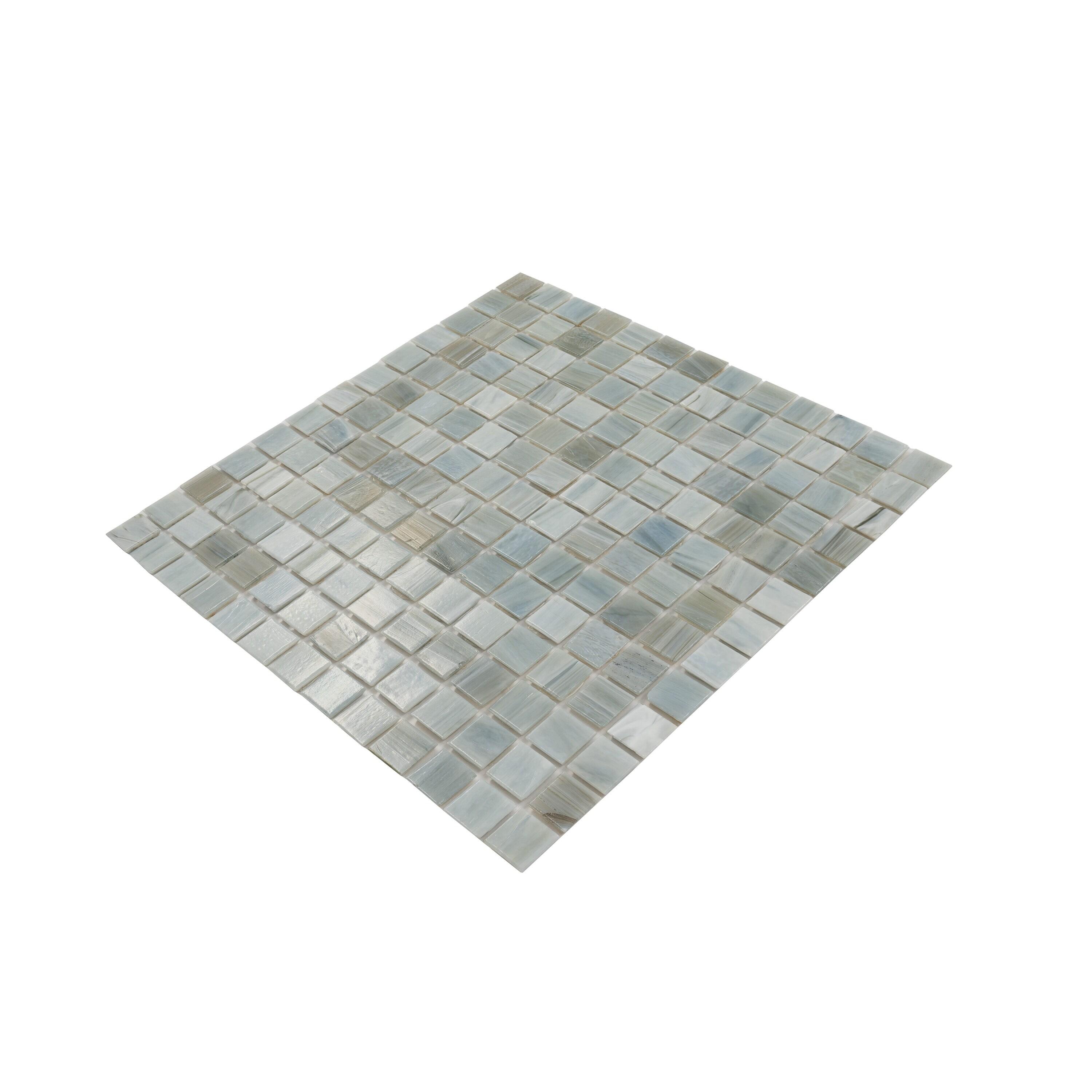 Celestial 0.8" x 0.8" Glass Grid Mosaic Wall & Floor Tile