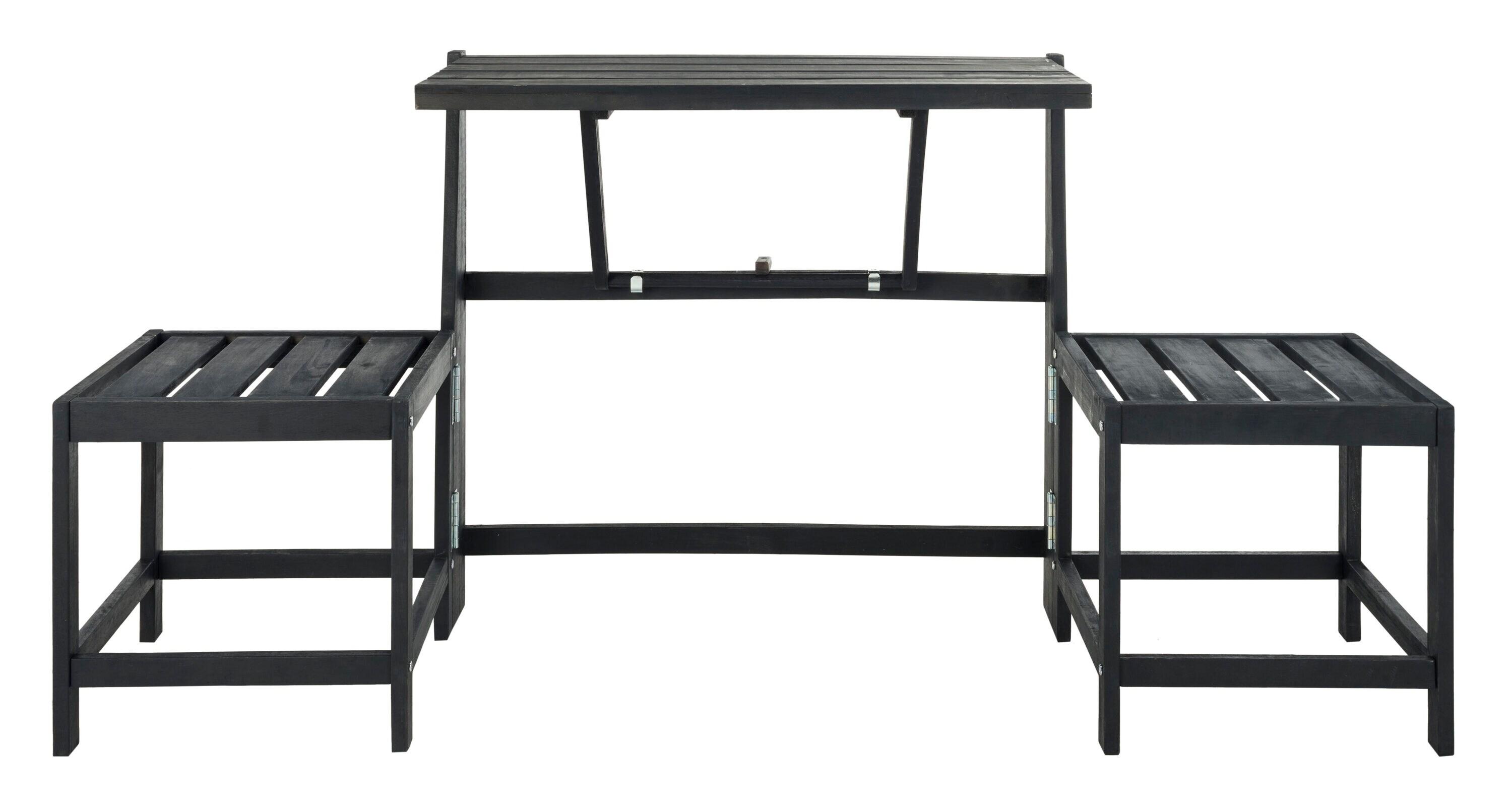 Belamy Transformer Bench - Outdoor - PAT6752 - Dark Slate Gray - Safavieh