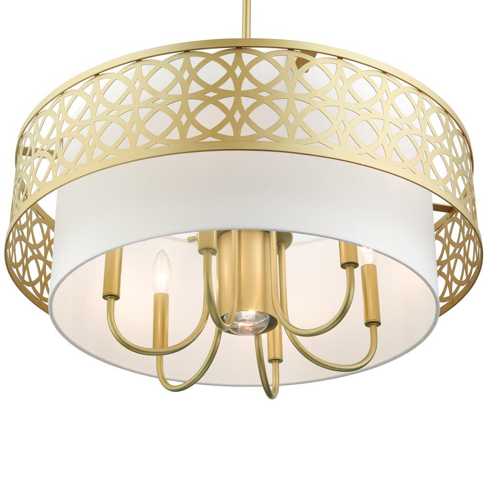 Livex Lighting Calinda 7 - Light Pendant in  Soft Gold