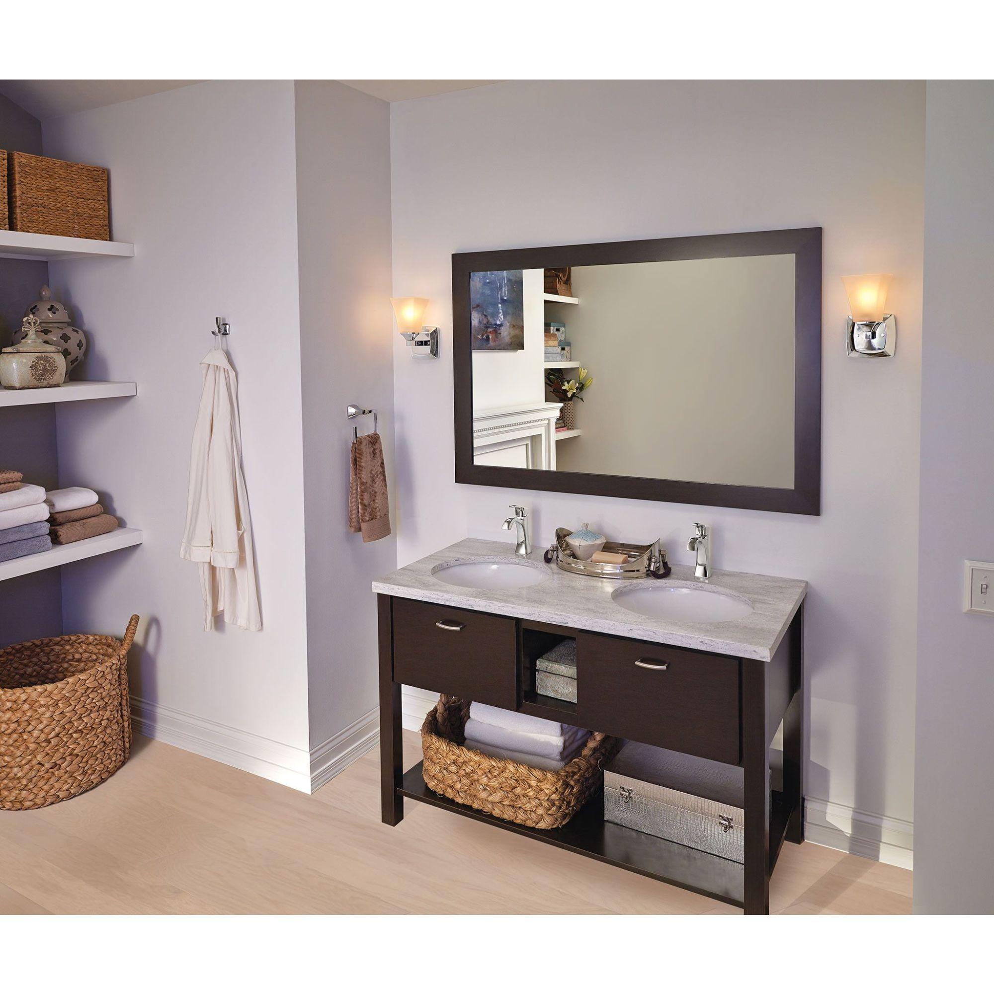 Moen Voss Single Hole Bathroom Faucet with Drain Assembly