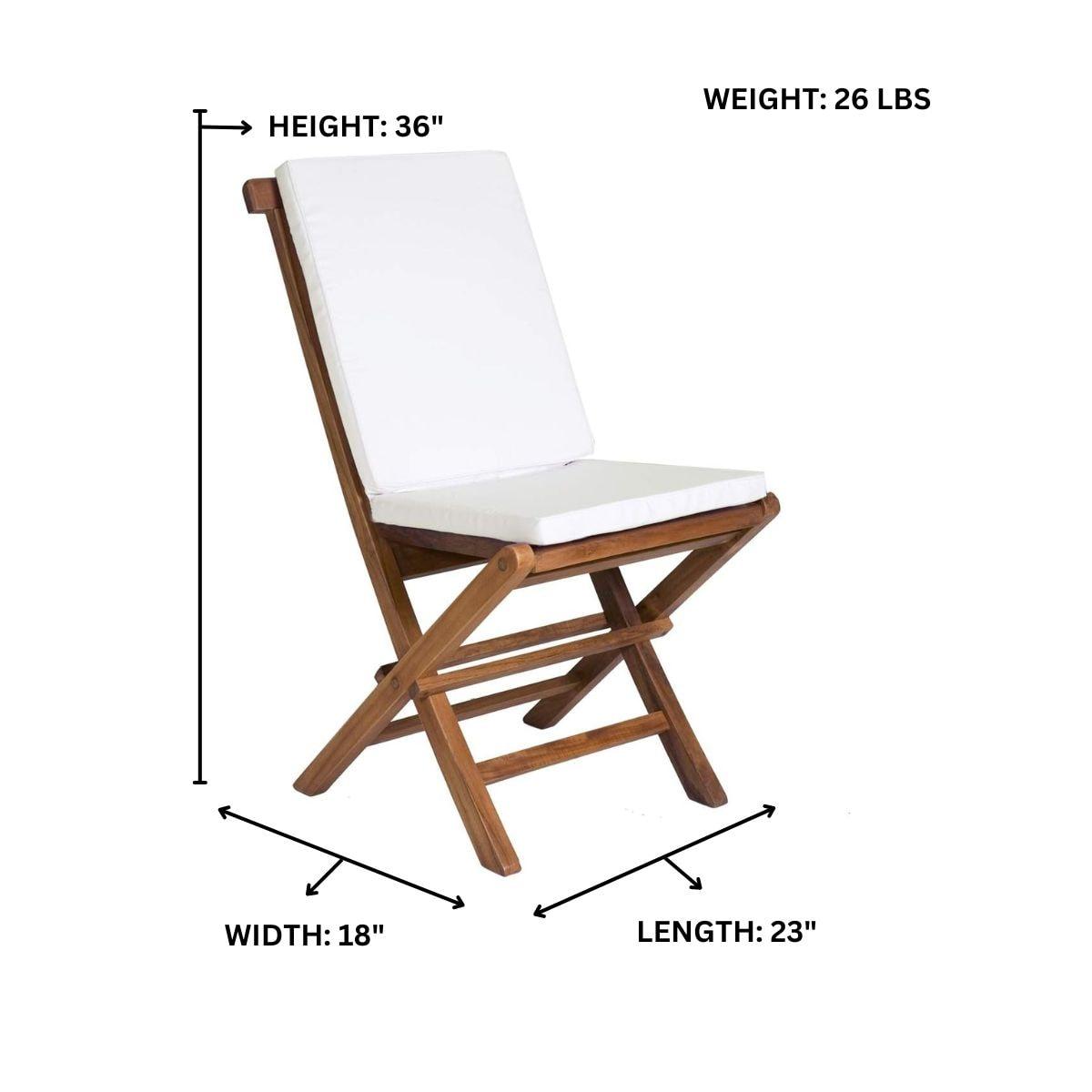 All Things Cedar Folding Chair Set (Set of 2)