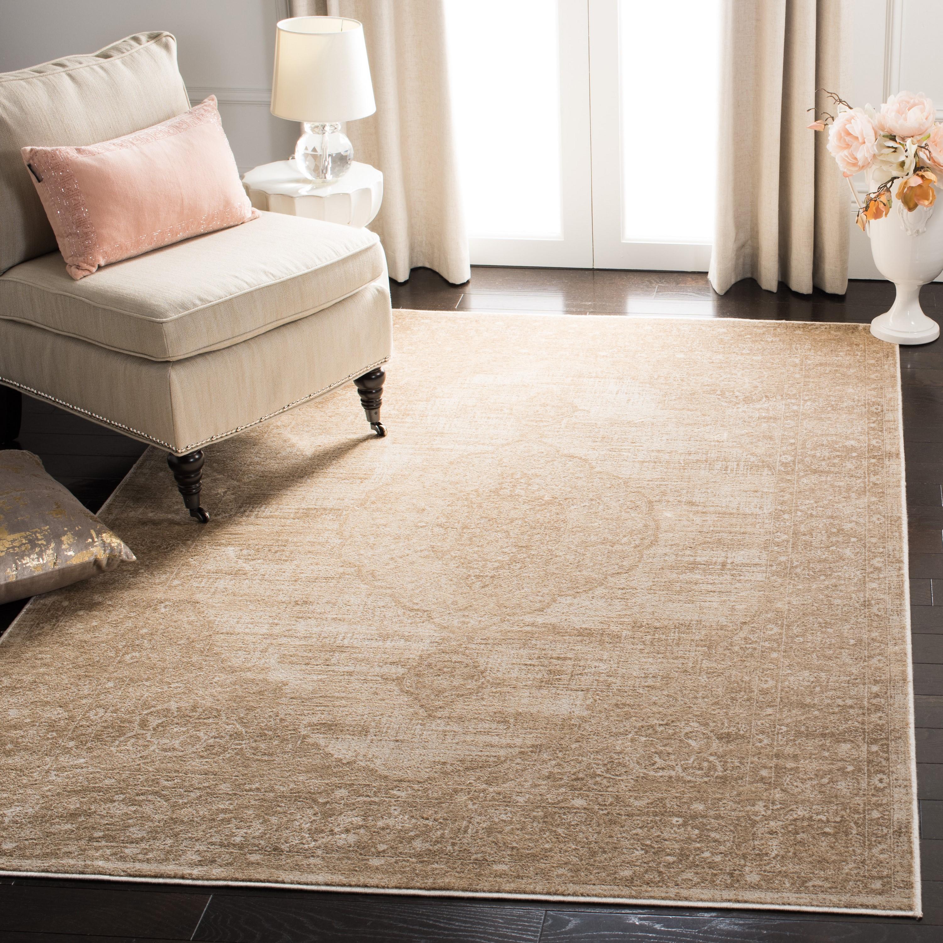 Vintage VTG138 Power Loomed Indoor Area Rug - Creme - 5'3"x7'6" - Safavieh.