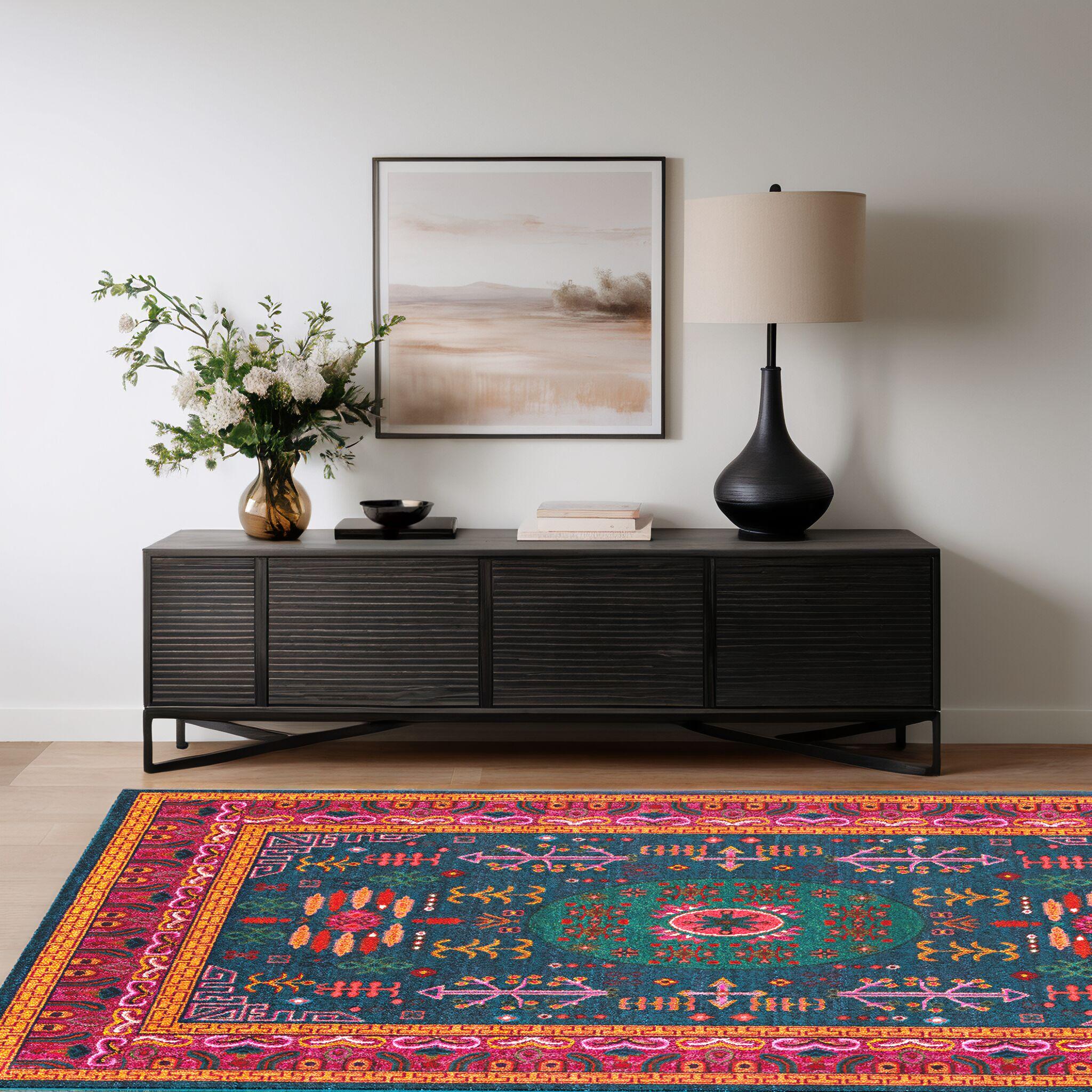 Mark & Day Beziers 7'10"x10'2" Rectangle Woven Indoor Area Rugs Bright Red