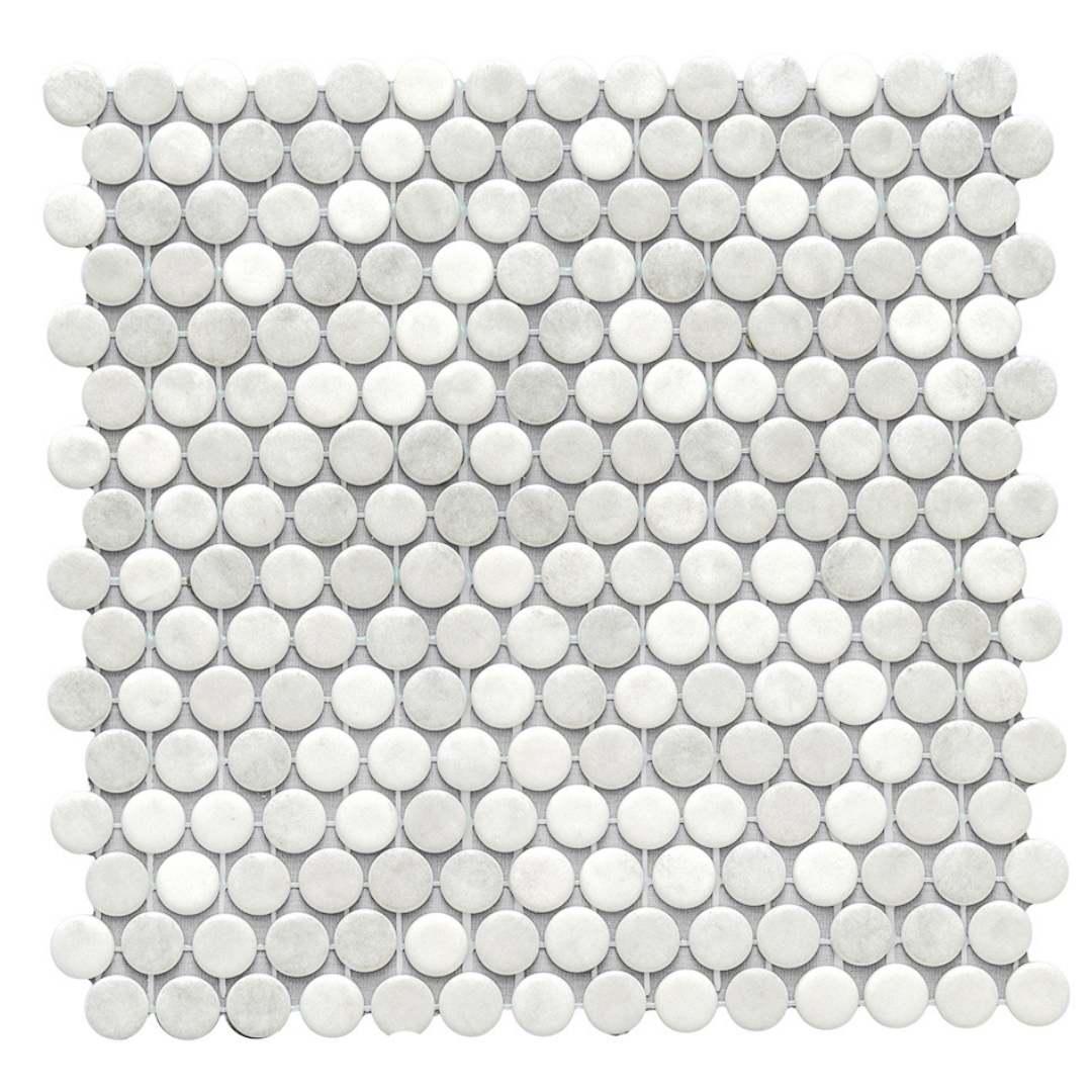 Eterna Penny 12"x12" Recycled Glass Mosaic Tile