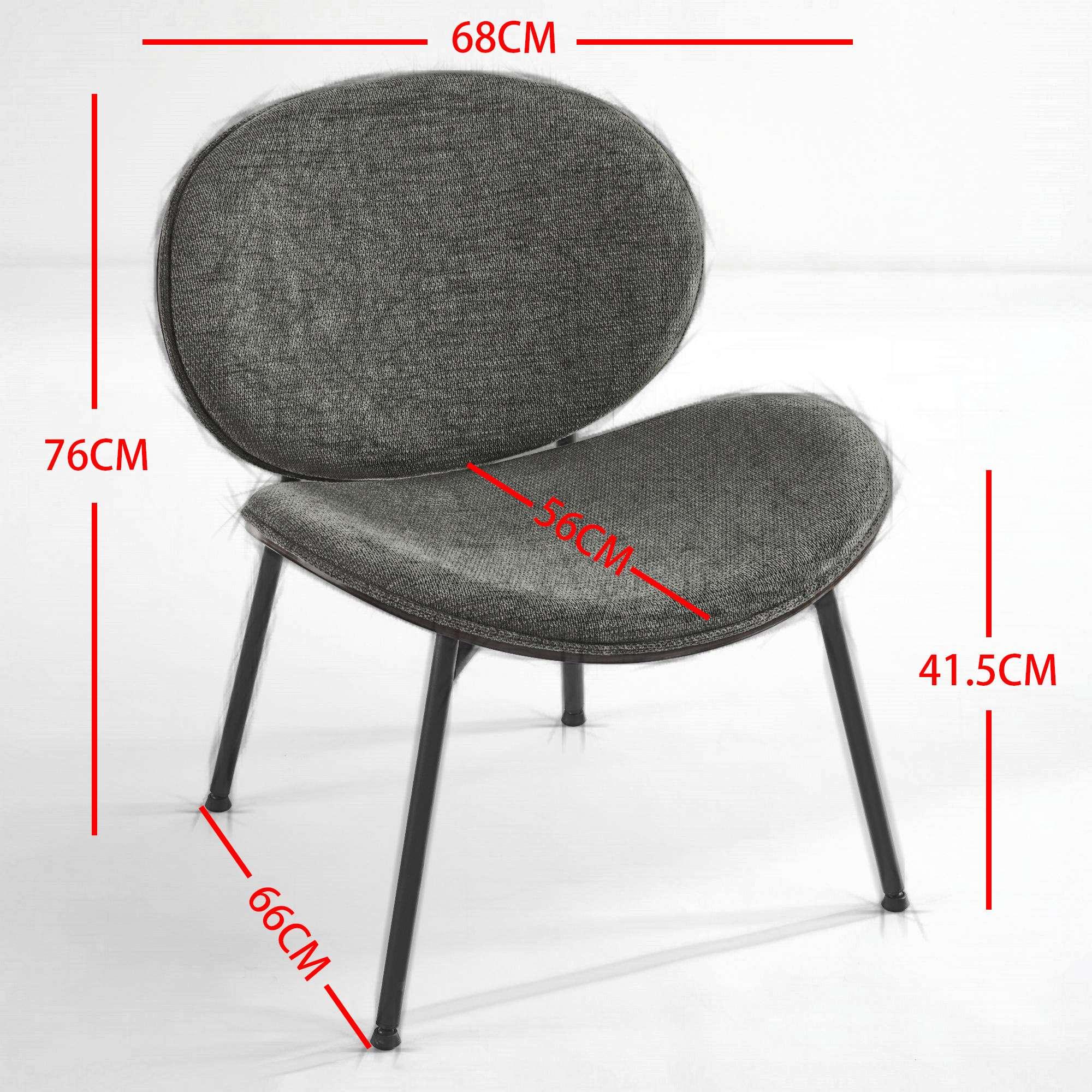 Farm on table Mid-Century Modern Chair Single Side Chair Tripod,bean paste pink fabric Lounge Chair in Walnut Finish Comfortable Backrest,Bean Paste Red color,SW1871PR