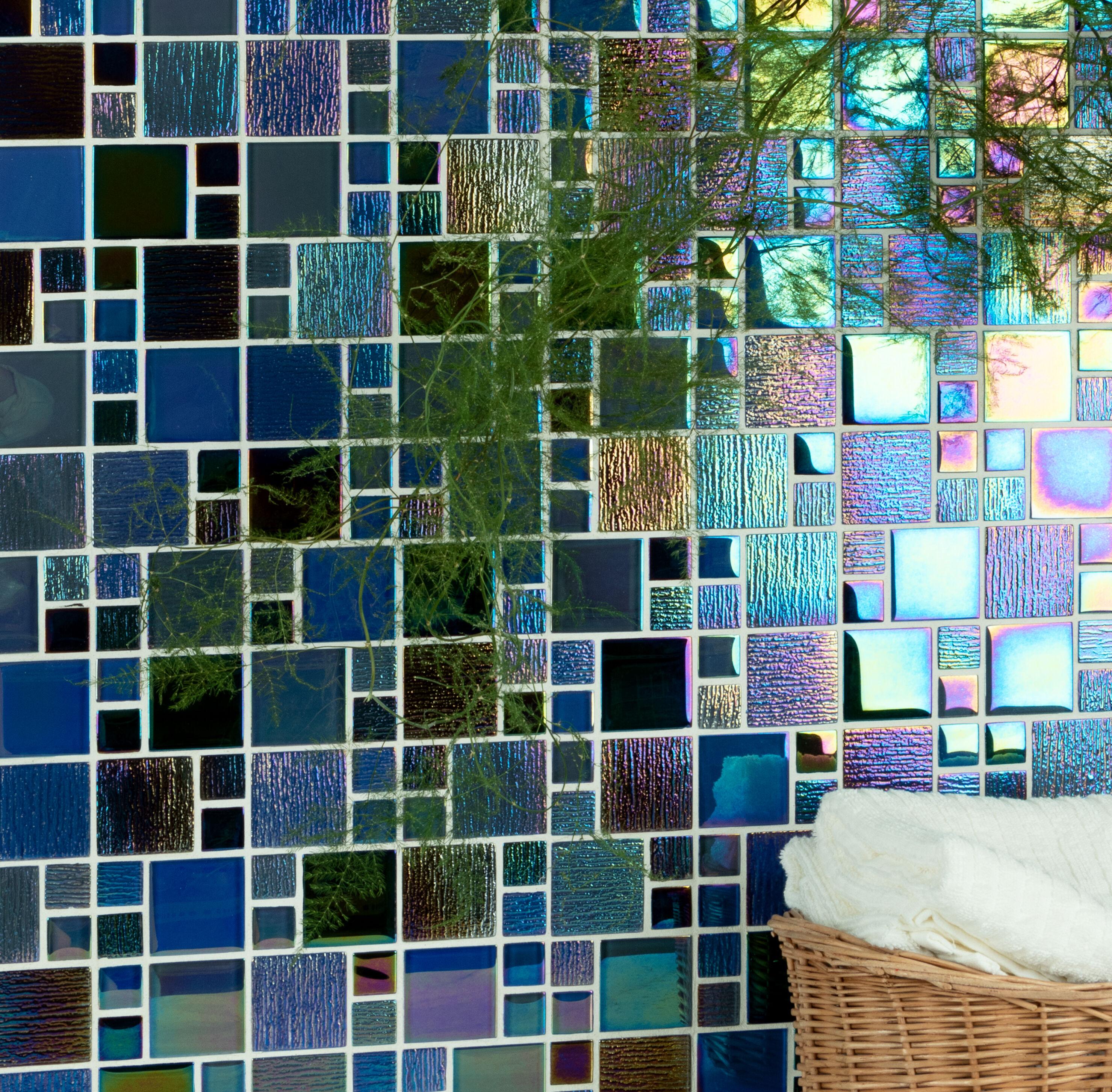 Reflections Artista Glass Versailles Mosaic Sheet Tile