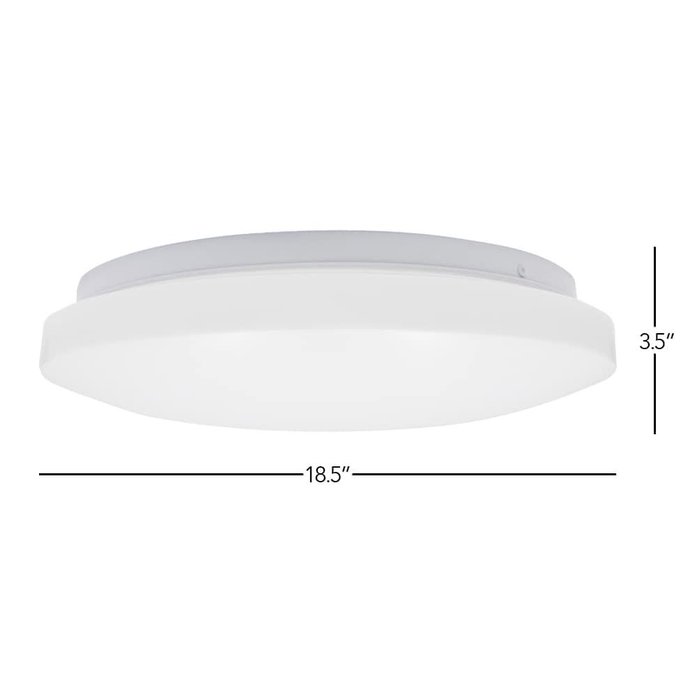 Maxxima 13 in. Round LED Flush Mount Ceiling Light, Dimmable, 3000K Warm White, 1900 Lumens