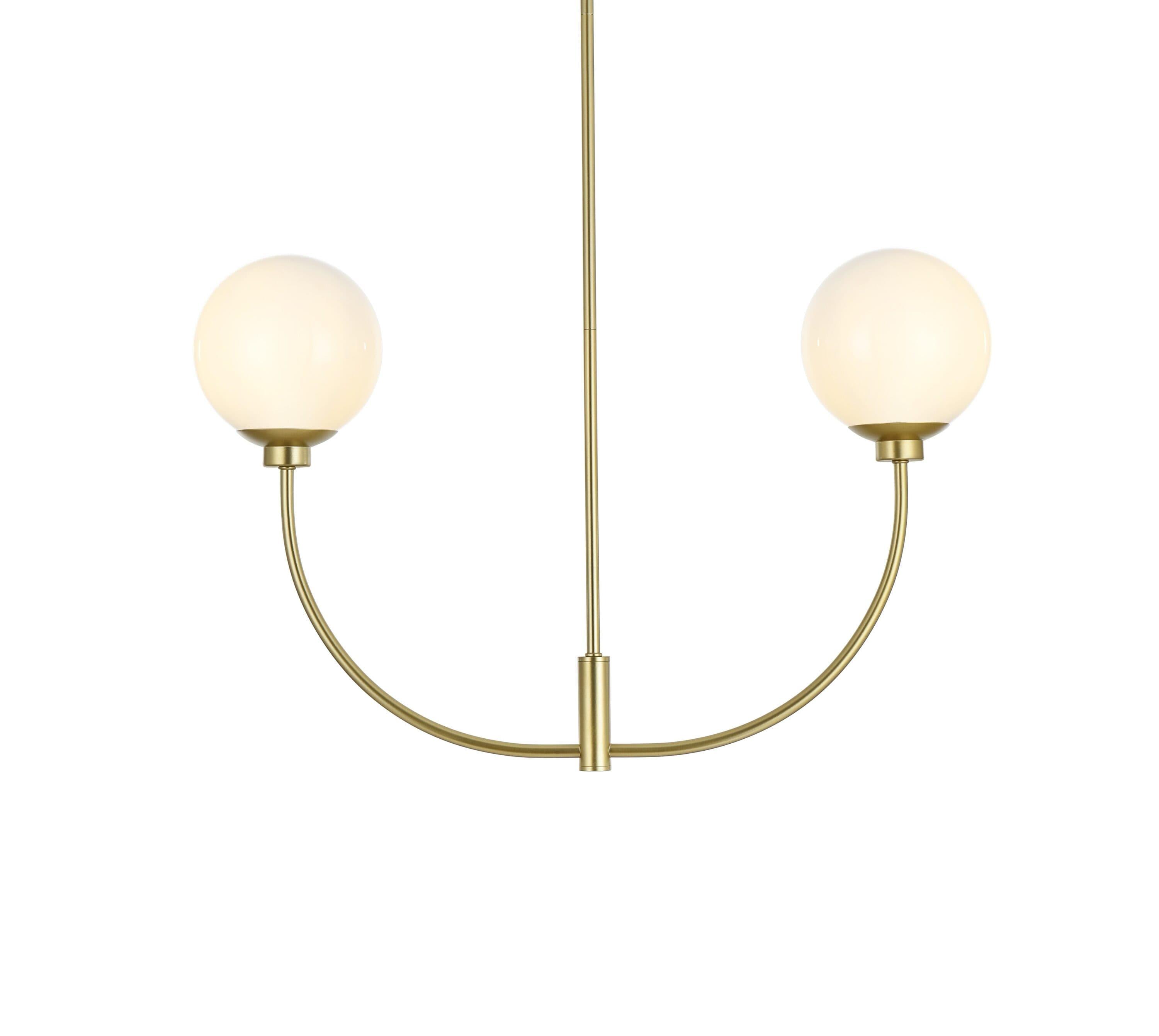 Elegant Lighting Nyomi 36-Inch Chrome Chandelier with Sleek Form