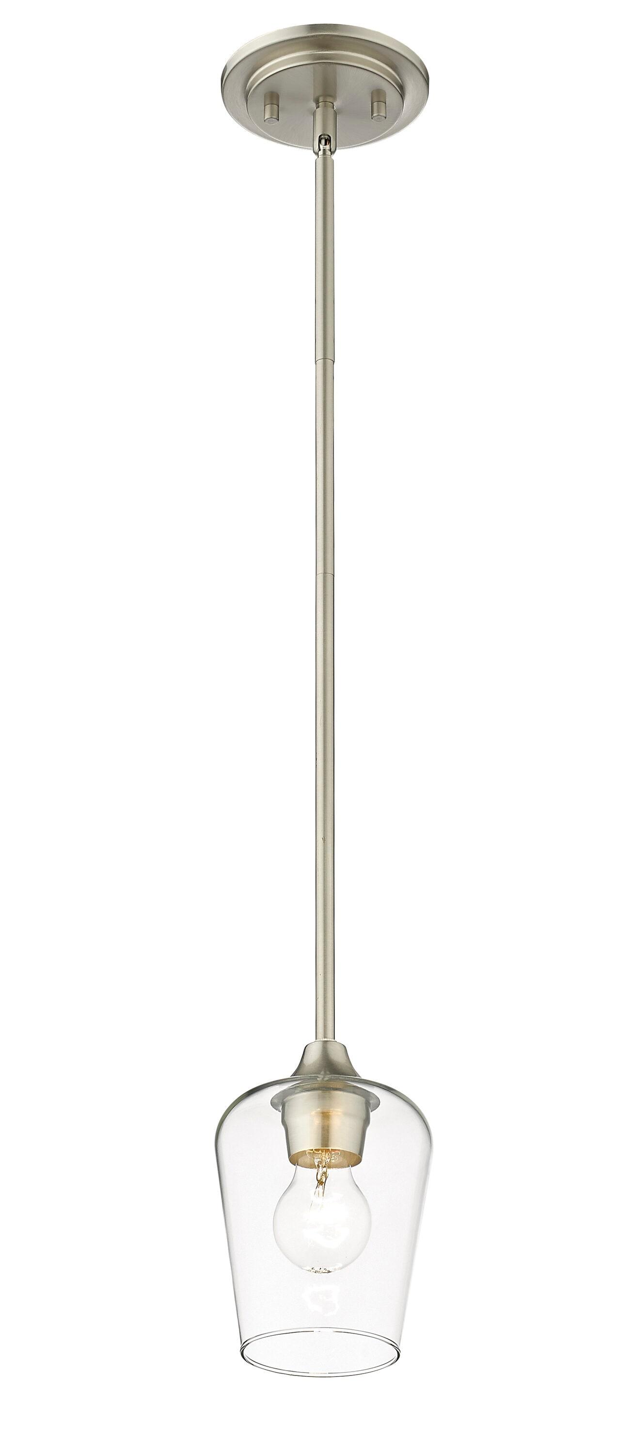 Z-Lite Joliet 1 - Light Pendant in  Brushed Nickel