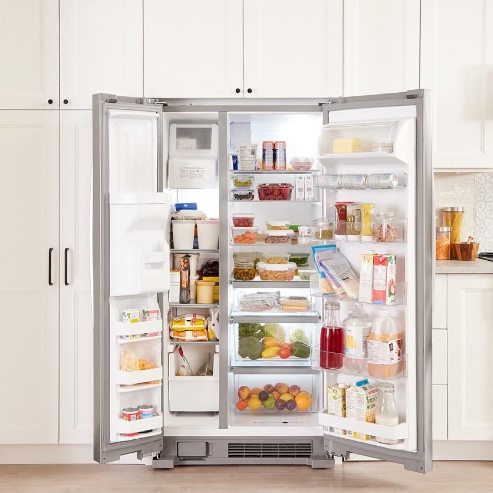 Whirlpool WRS321SDHZ 21 Cu. Ft. Stainless Side-by-Side Refrigerator
