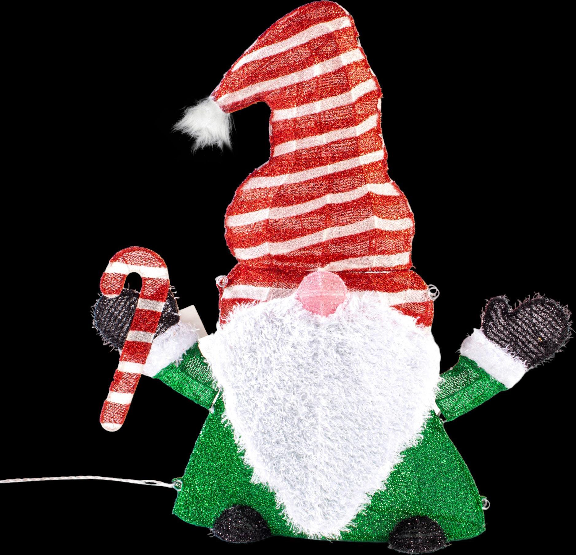 32 in. LED Lighted Gnome