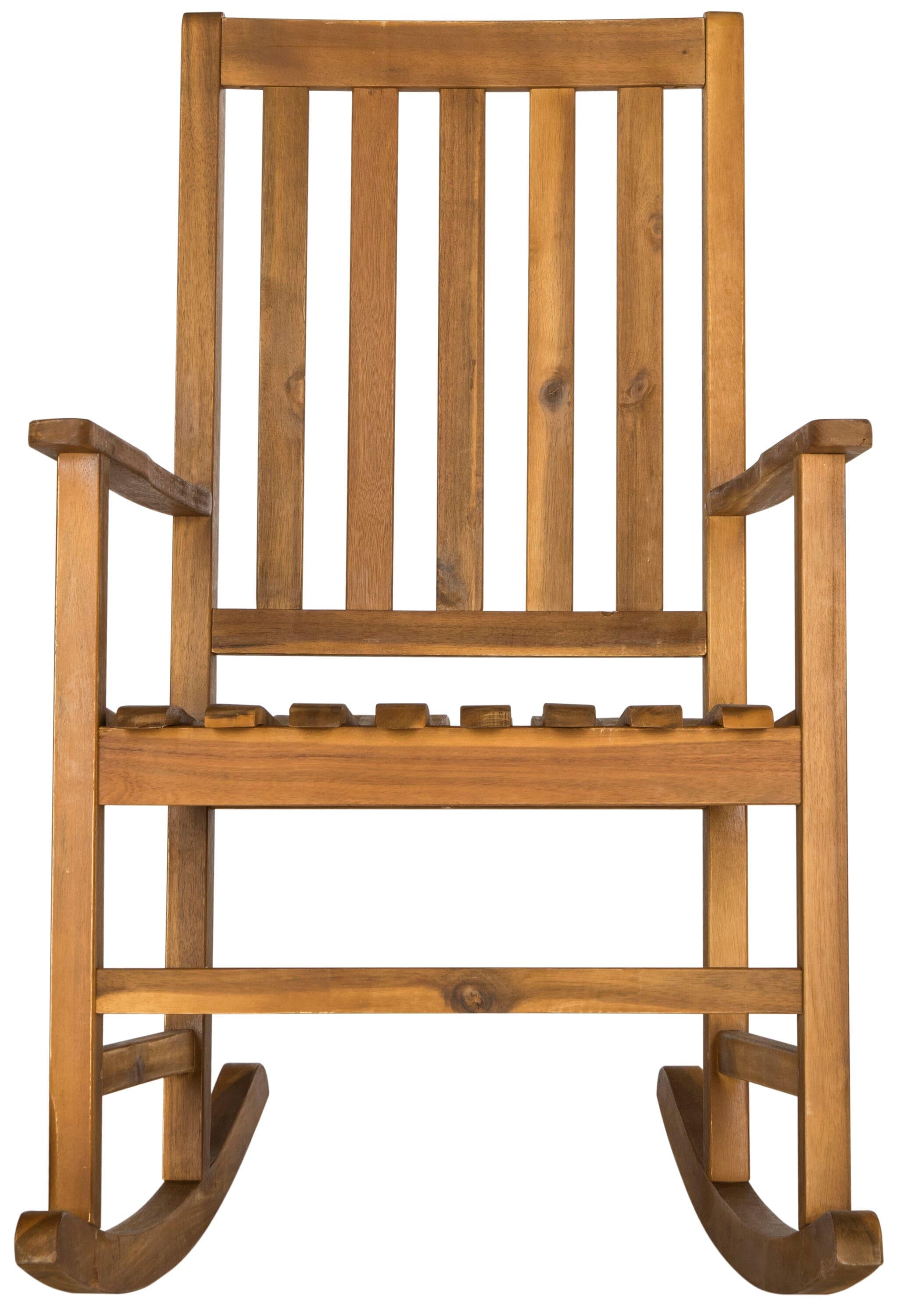 Barstow Rocking Chair Indoor/Outdoor - PAT6707 - Teak - Safavieh