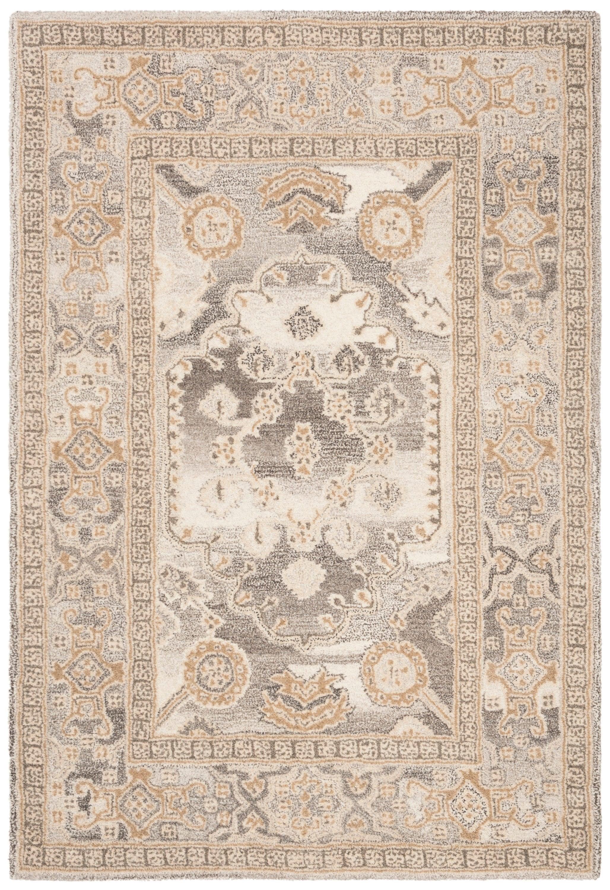 Wyndham WYD308 Hand Tufted Area Rug - Light Grey - 4'x6' - Safavieh.