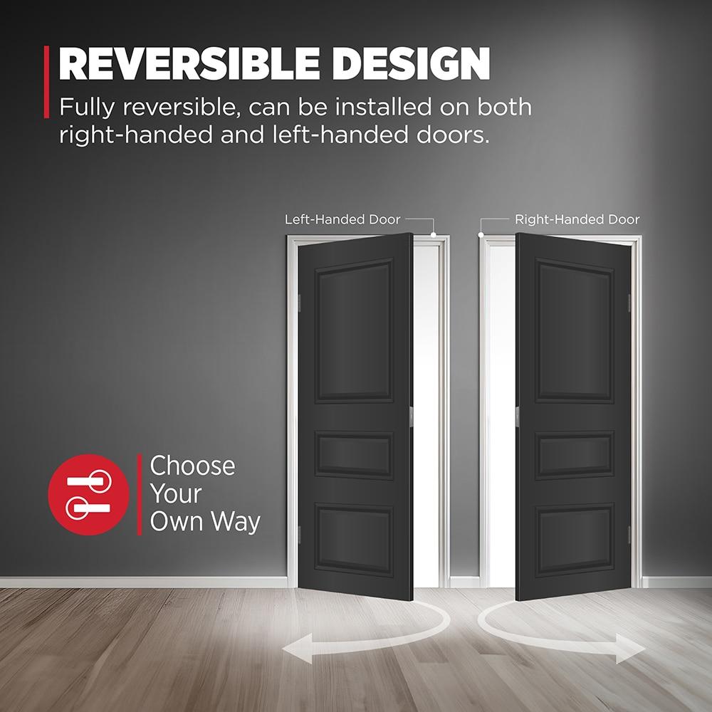 Midtown Interior Knob With Deadbolt Reversible Entry Set