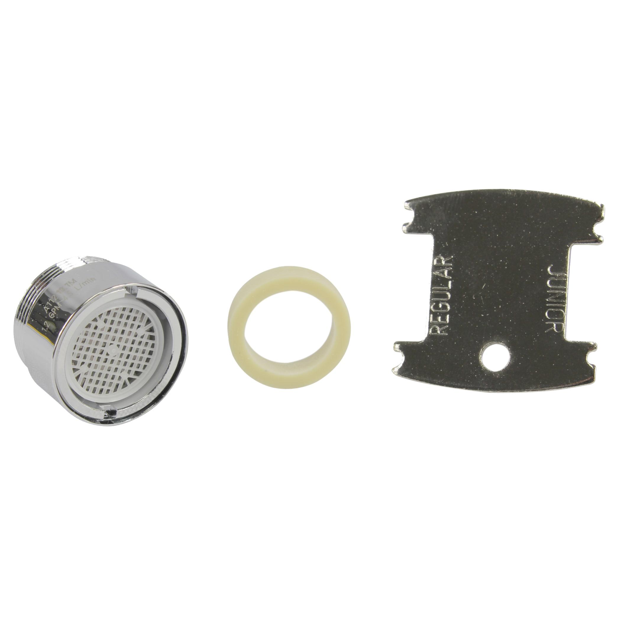 Danco Dual Thread 15/16 in.-27M x 55/64 in.-27F Chrome Faucet Aerator