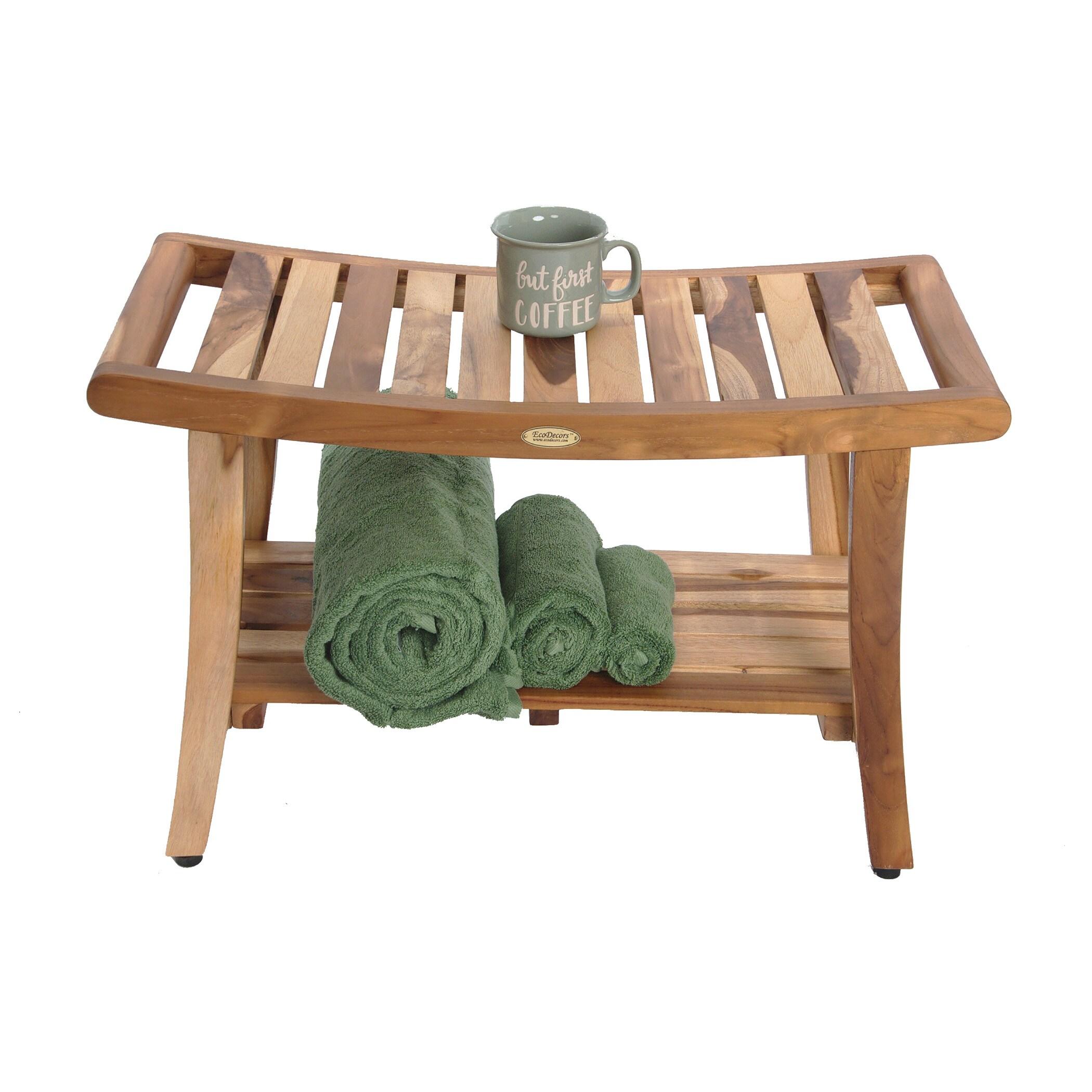 Harmony Teak Shower Bench, DecoTeak, Teak Shower Bench, Teak Shower Stool, Teak Bench Shower, Teak Wood Shower Bench, Teak Shower Seat, Wooden Shower Bench, Teak Shower Chair