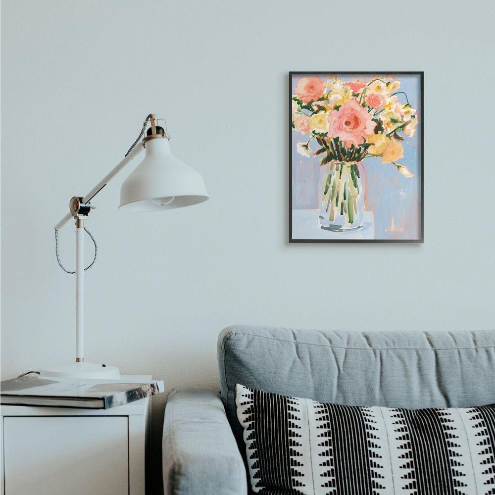 Stupell Industries " Chic Floral Bouquet Pastel Spring Flowers " by Victoria Borges