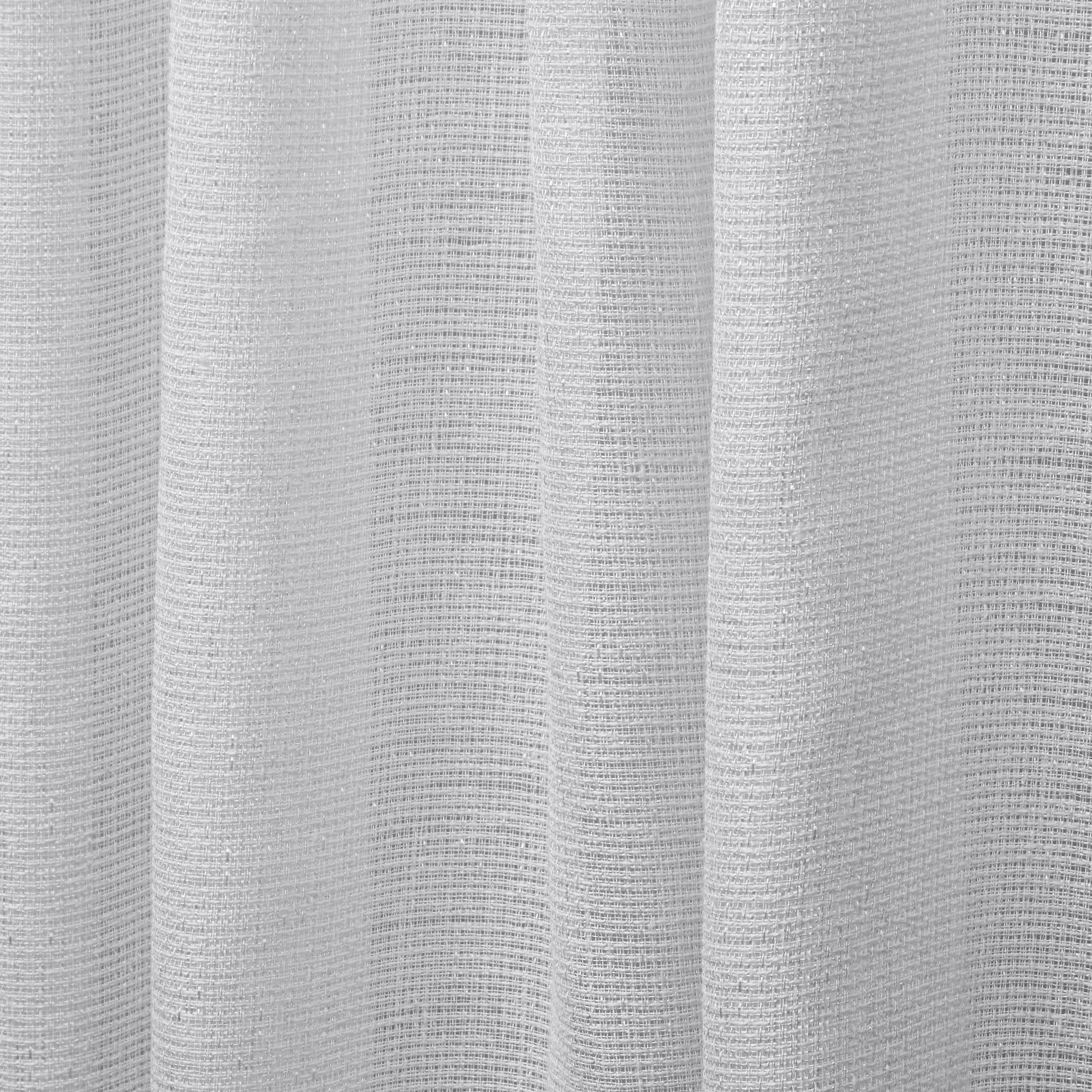 EXCLUSIVE HOME Miami Semi-Sheer Textured Indoor/Outdoor Grommet Top Curtain Panel Pair, 54"x84", Cloud Grey