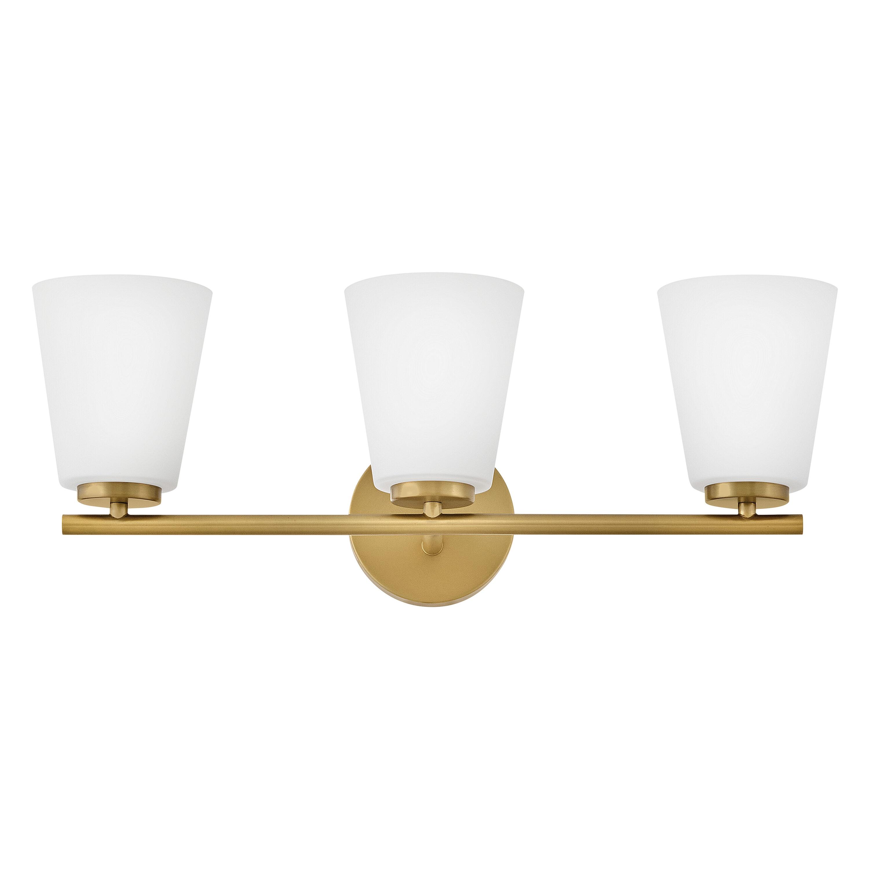 Lark 85423 Bri 3 Light 24" Wide Vanity Light - Brass