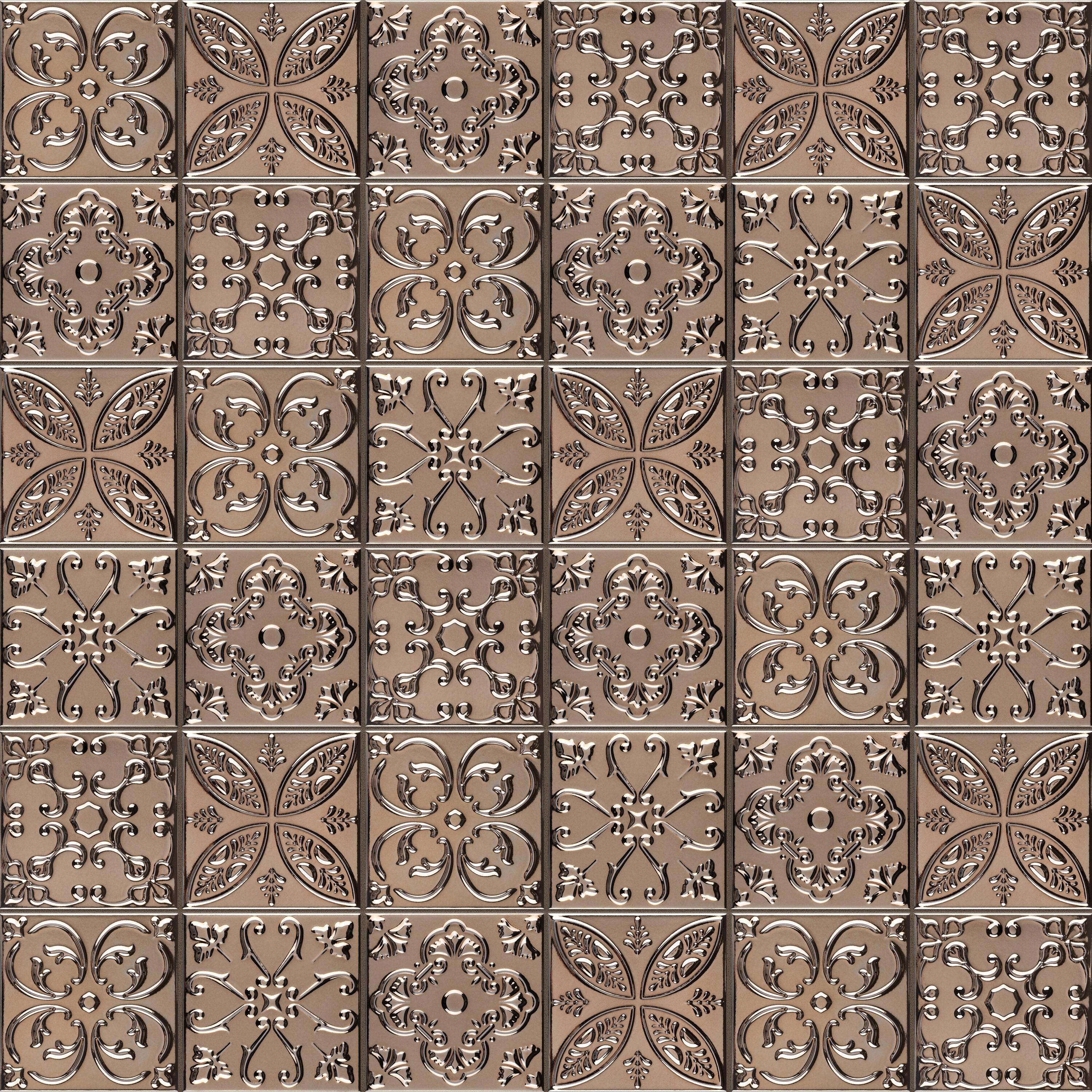 Trend 8" x 8" Ceramic Patterned Wall Tile