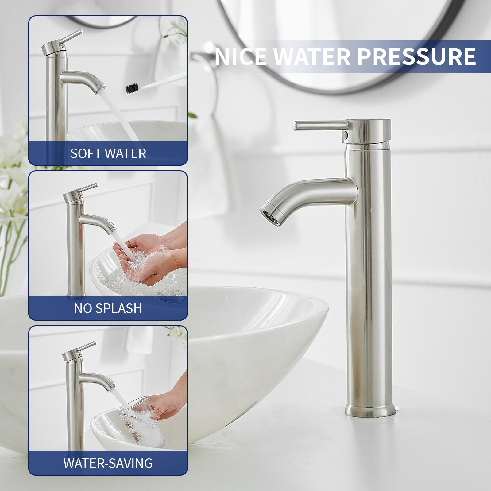 Vessel Sink Faucet Single-handle Bathroom Faucet with Drain Assembly