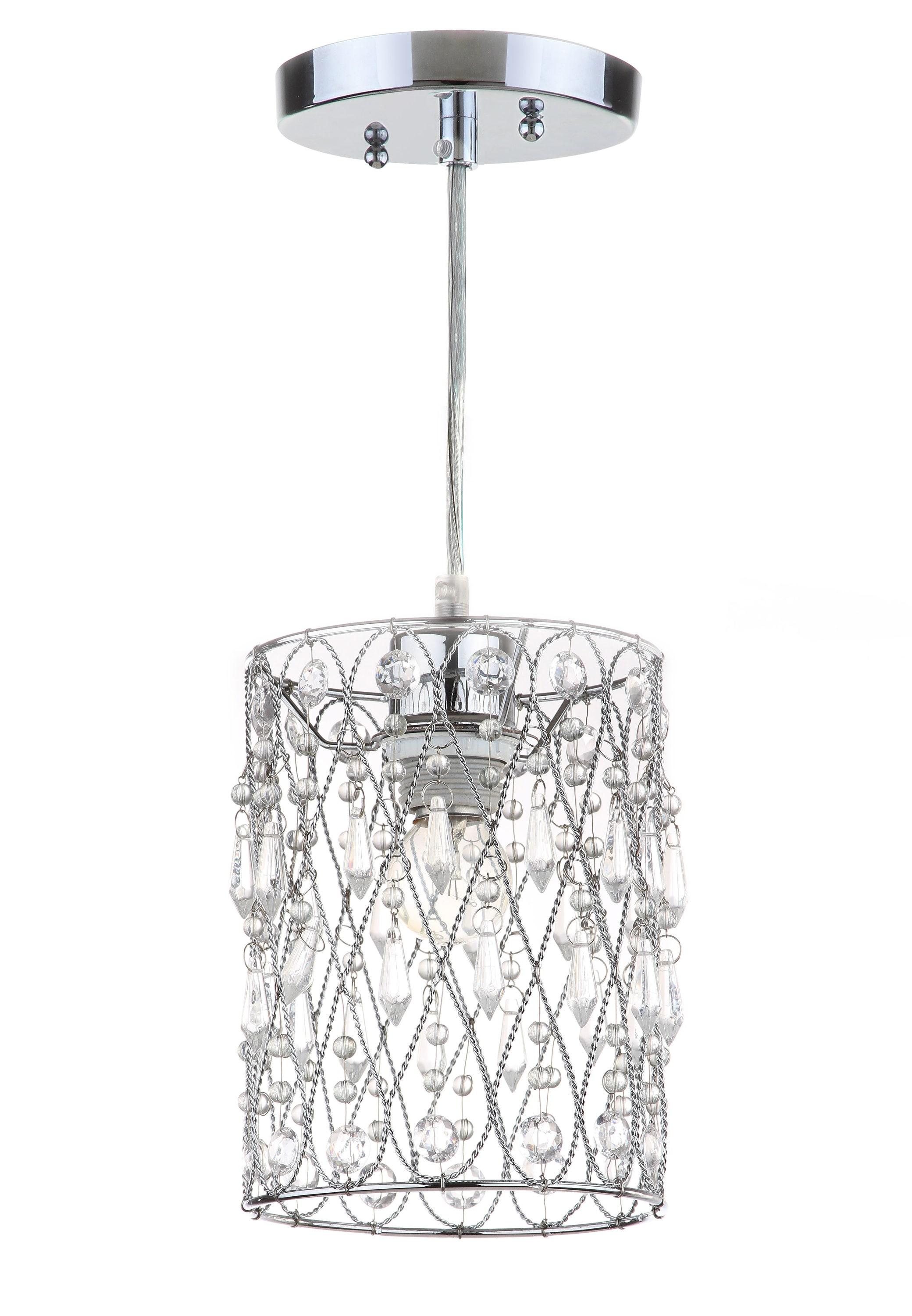 Vega Chandelier - LIT4442 - Clear/Chrome - Safavieh