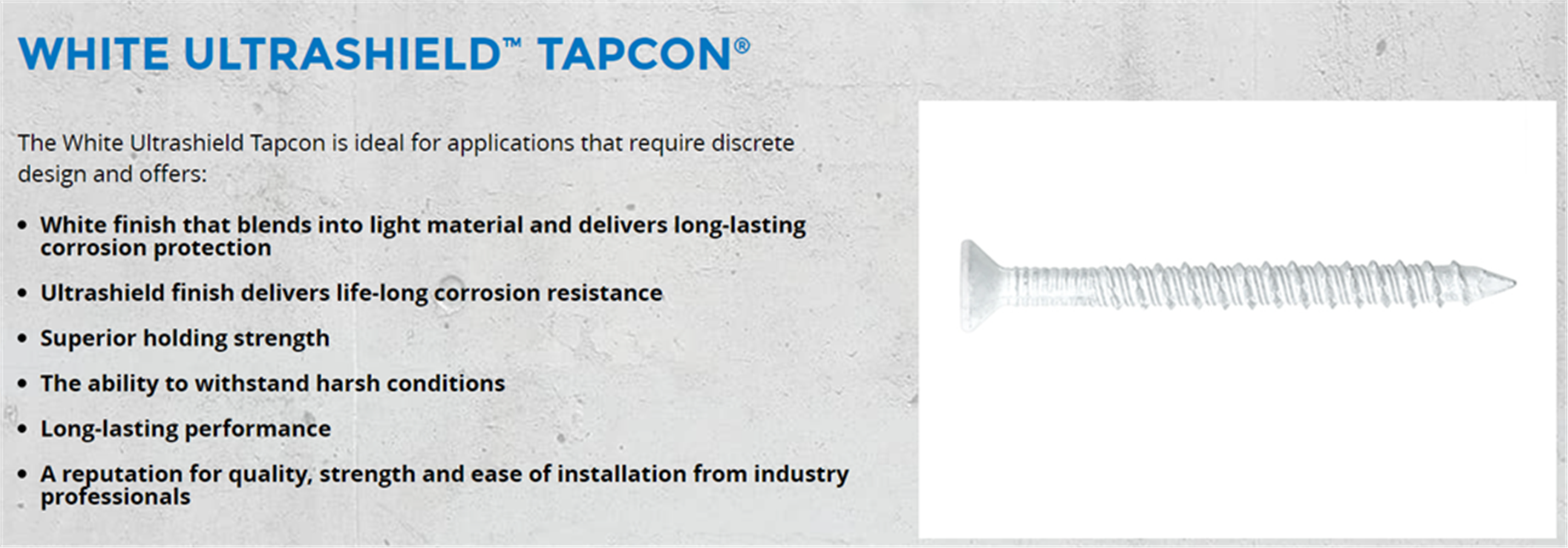 Tapcon Hurricane Anchoring Kit 1/4-in x 2-1/4-in Concrete Screws Anchors 25 -Pack