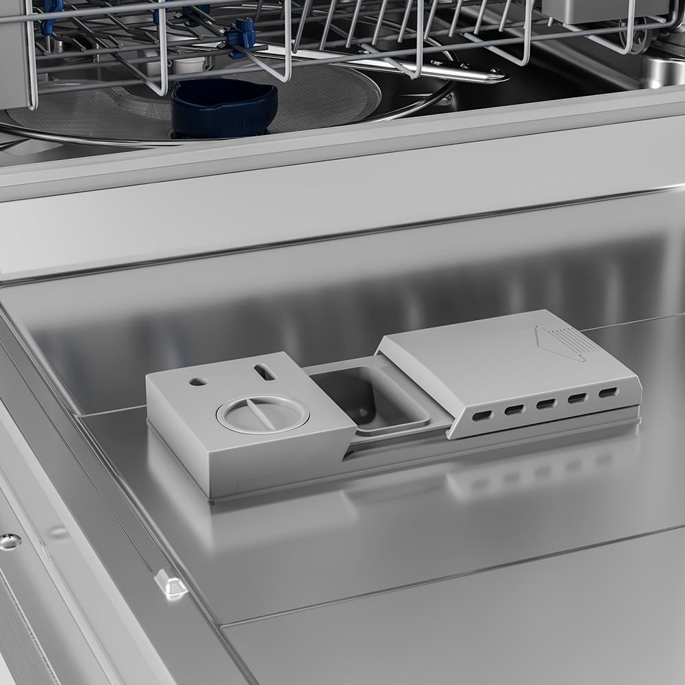 Midea Ultra-Quiet, Built-in dishwasher with Wi-Fi and Targeted Wash Zones, MDT24P5AST, Stainless Steel