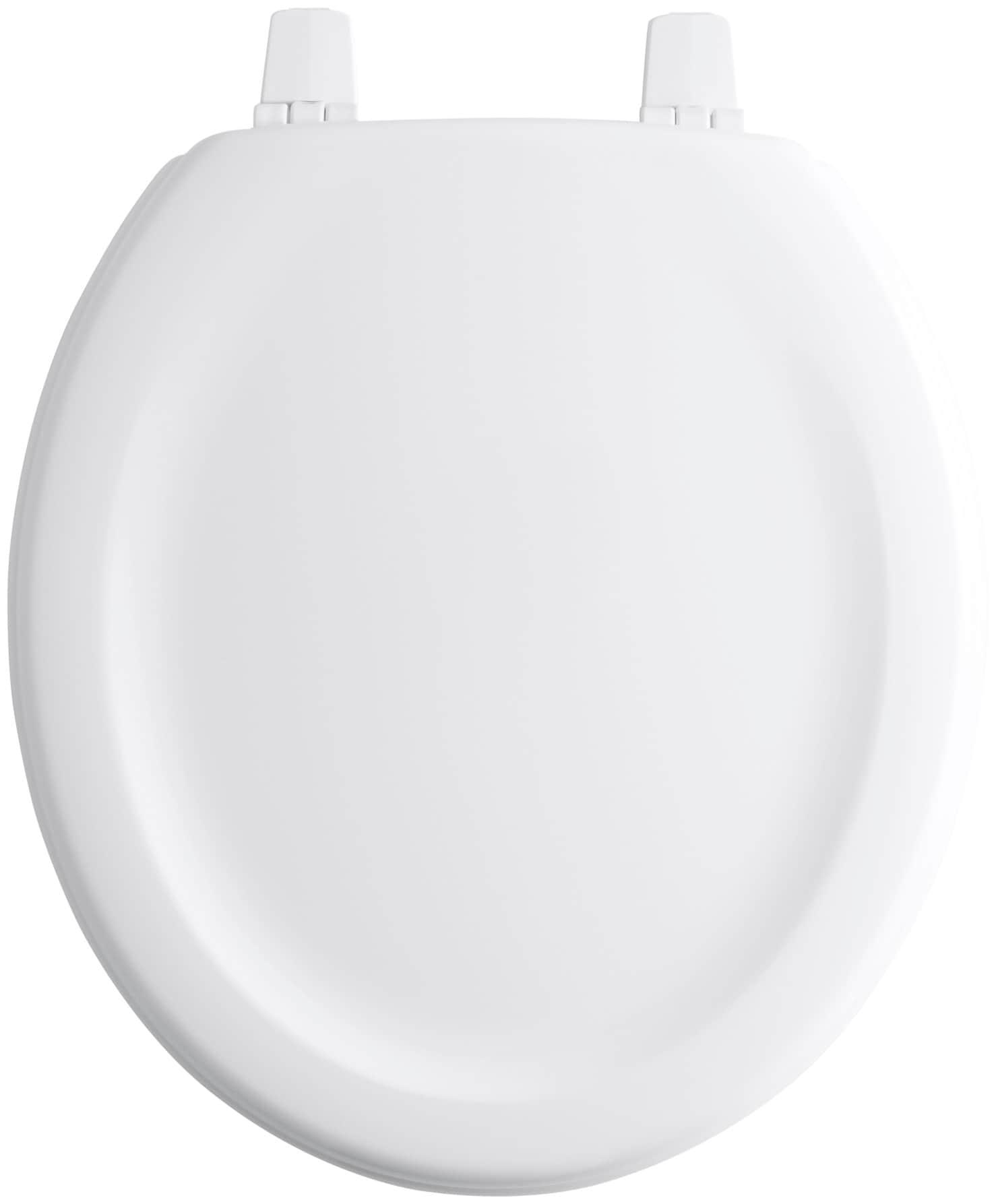 Stonewood Compression-Molded Wood Toilet Seat with Color-Matched Plastic Hinges