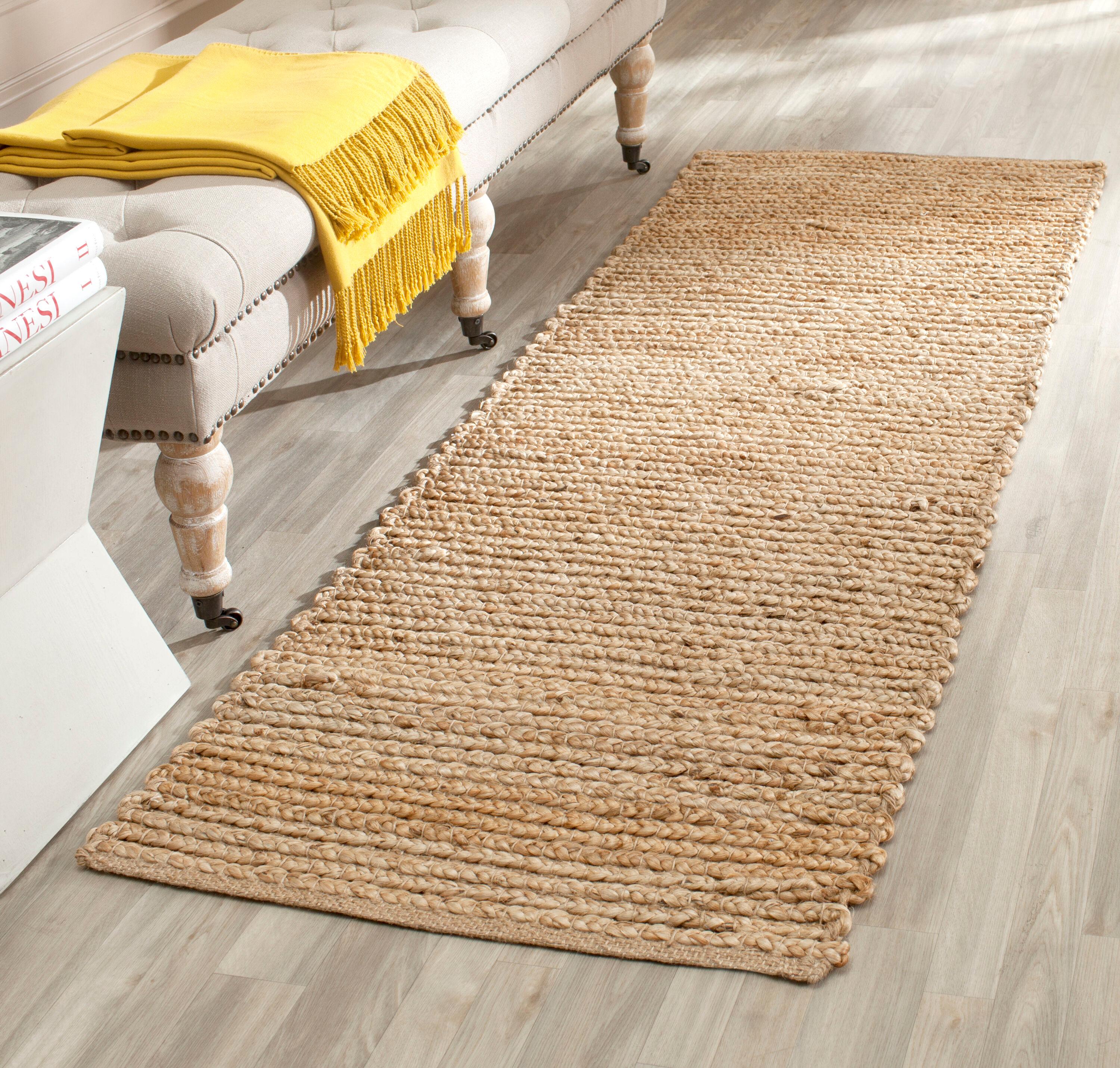 Cape Cod CAP355 Hand Woven Runner Rug - Natural - 2'3"x6' - Safavieh.