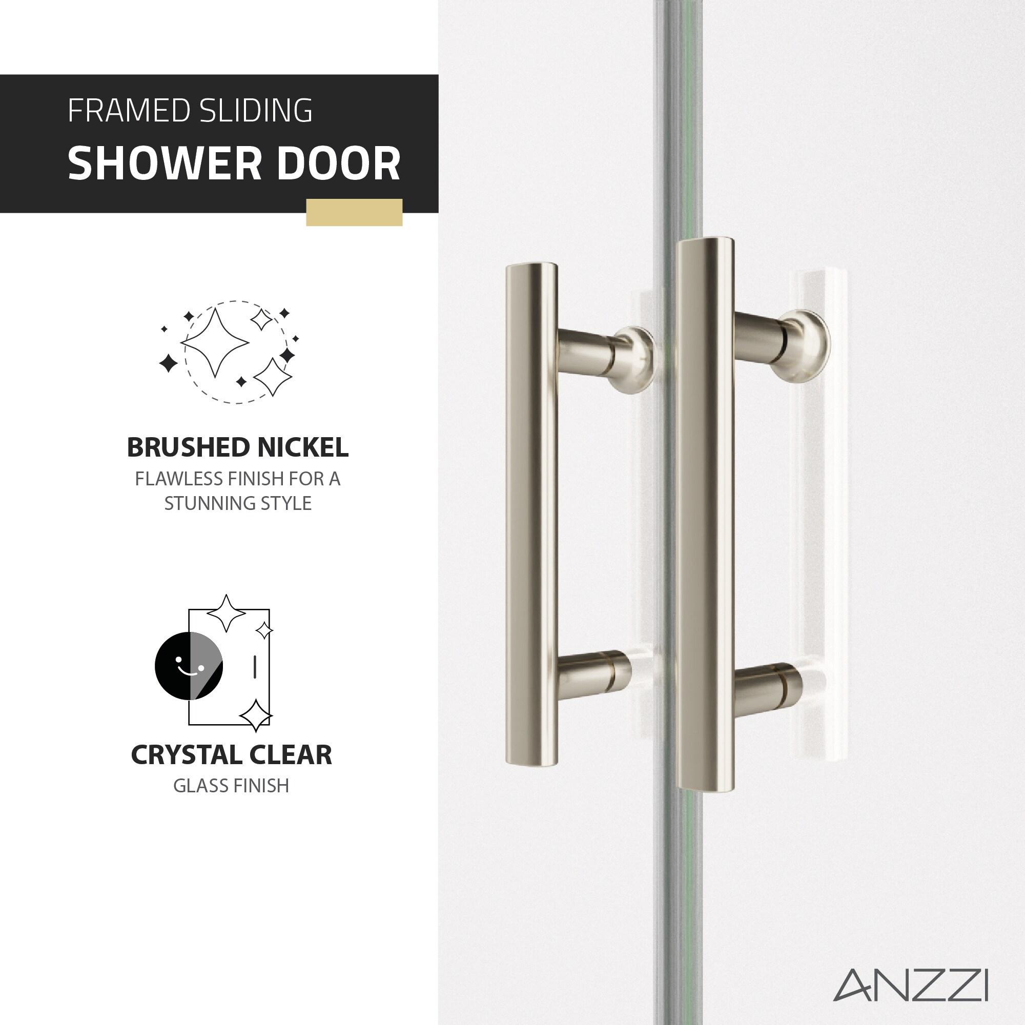 60" - 60.4" W x 70" H Framed Shower Door