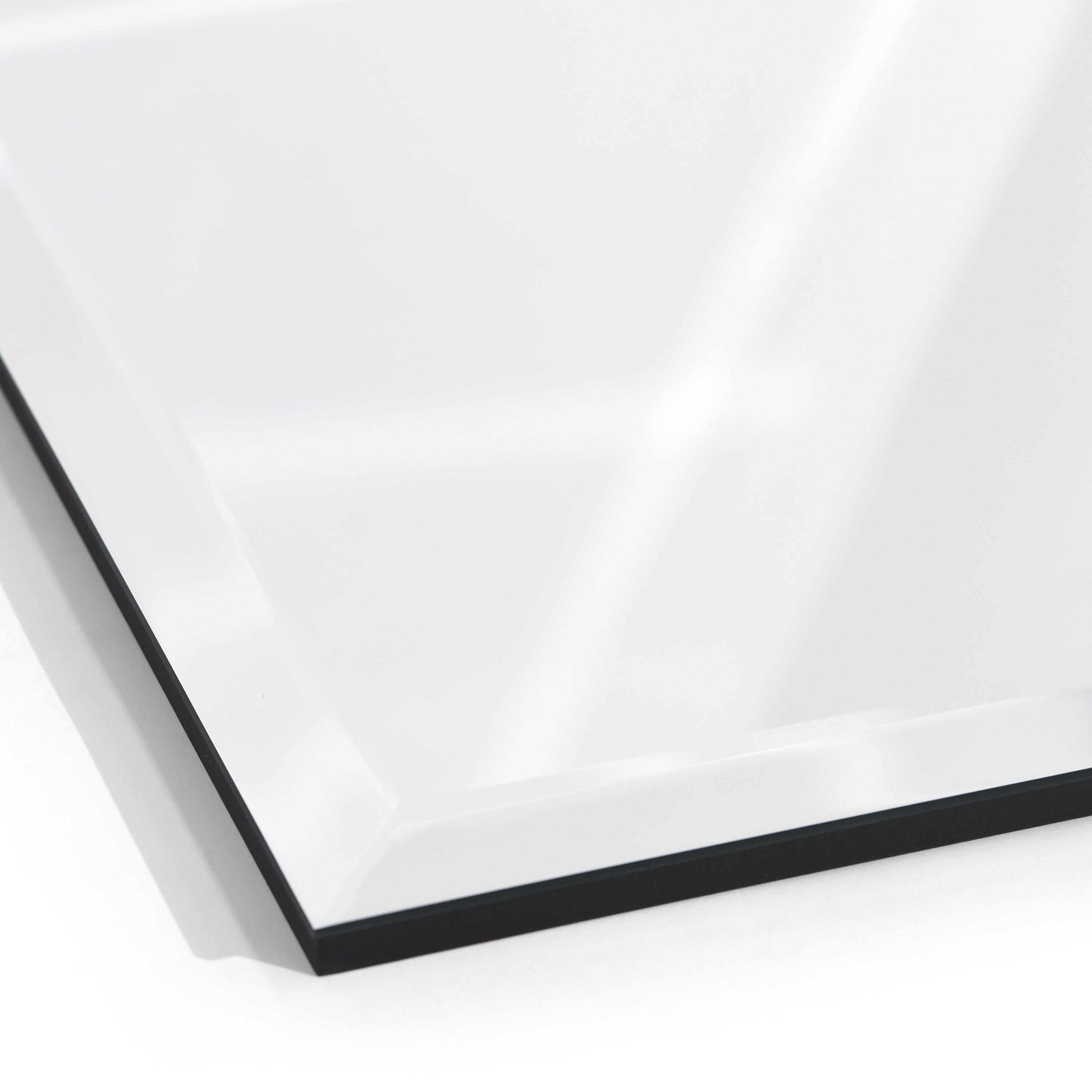Empire Art Direct  30 x 40 in. Frameless Rectangular Wall Mirror with Beveled Prism Mirror Panels - 1 in. Beveled Edge