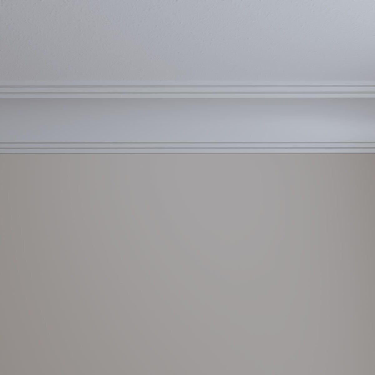 5 7/8"H x 5 7/8"P x 8 3/8"F x 94 1/2"L Kent Crown Moulding