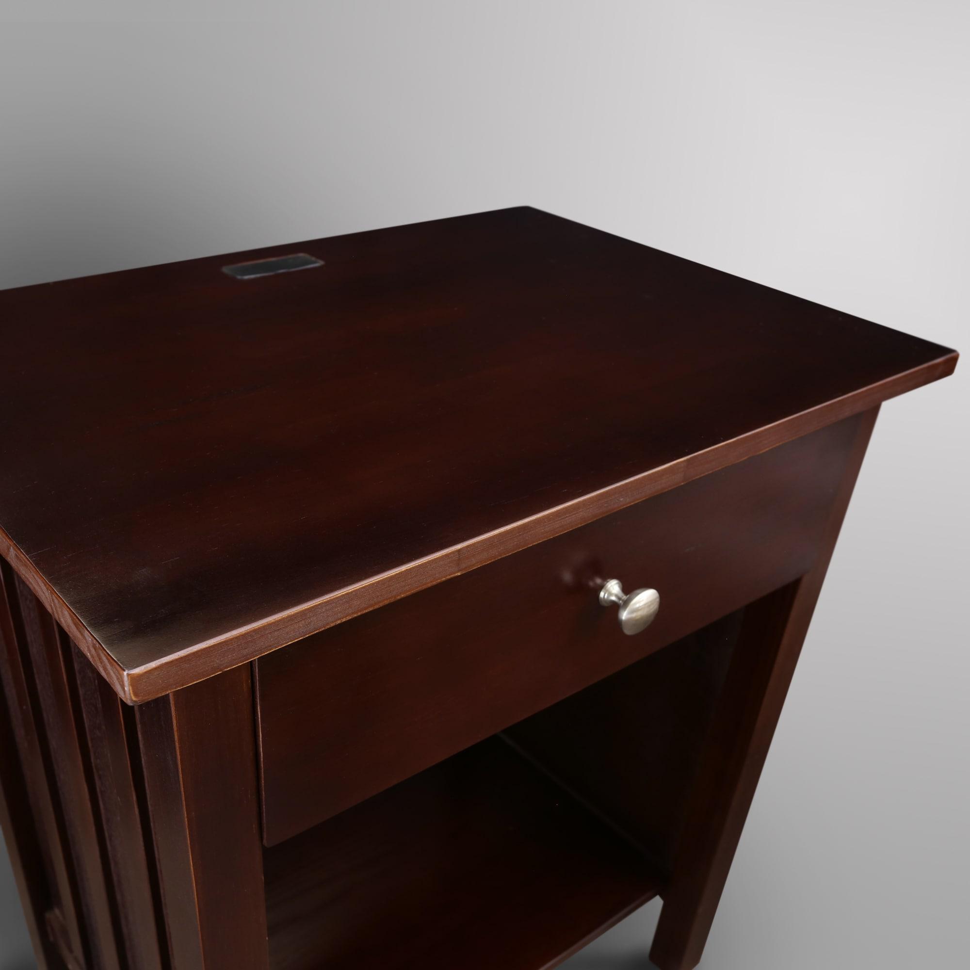 Vanderbilt Night Stand with USB Port, Espresso