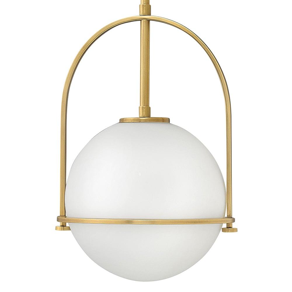 Arie Single Light Glass Dimmable Pendant