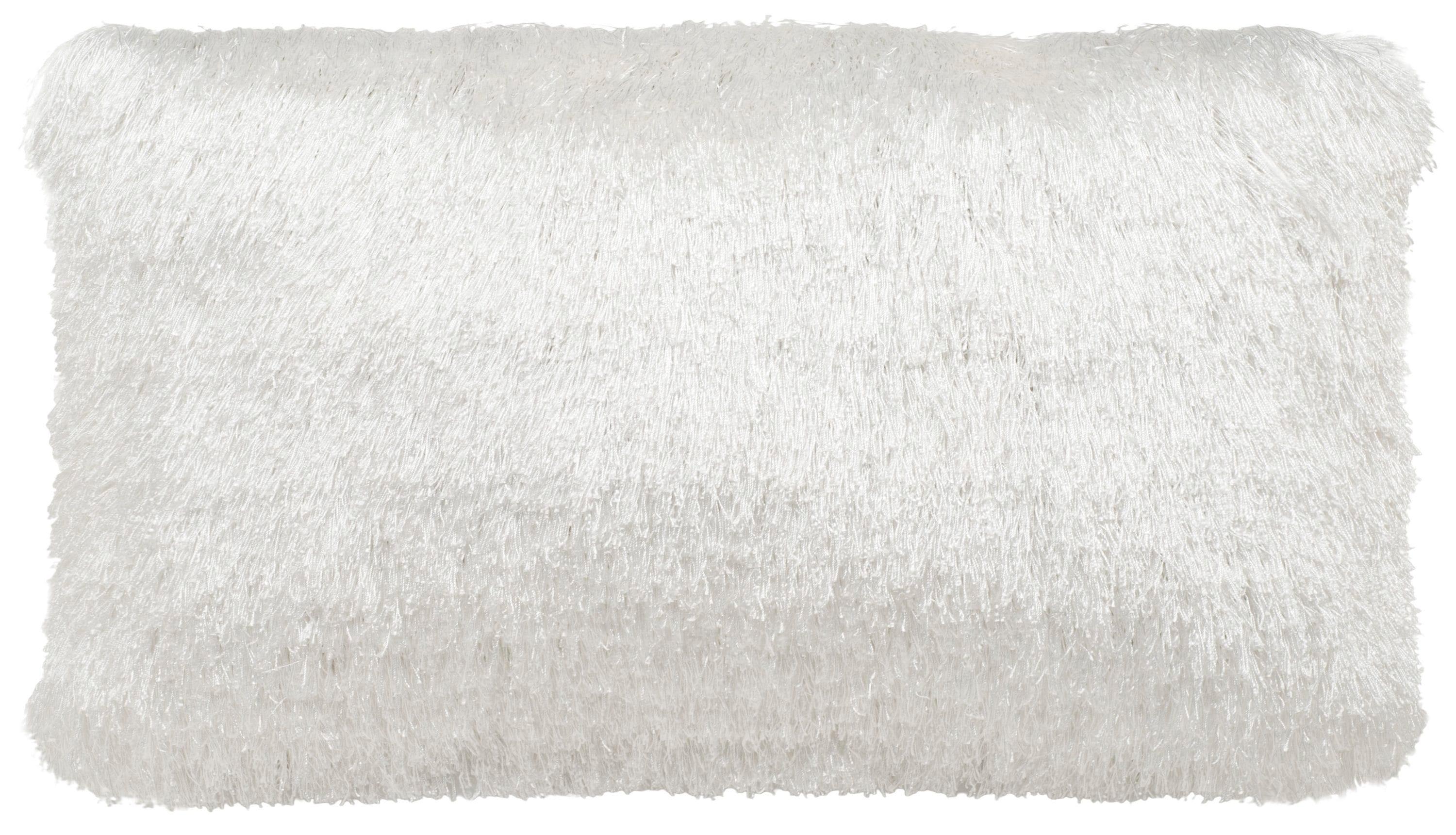 Indoor/Outdoor Shag Pillow - Pearl - 12"X20" - Safavieh