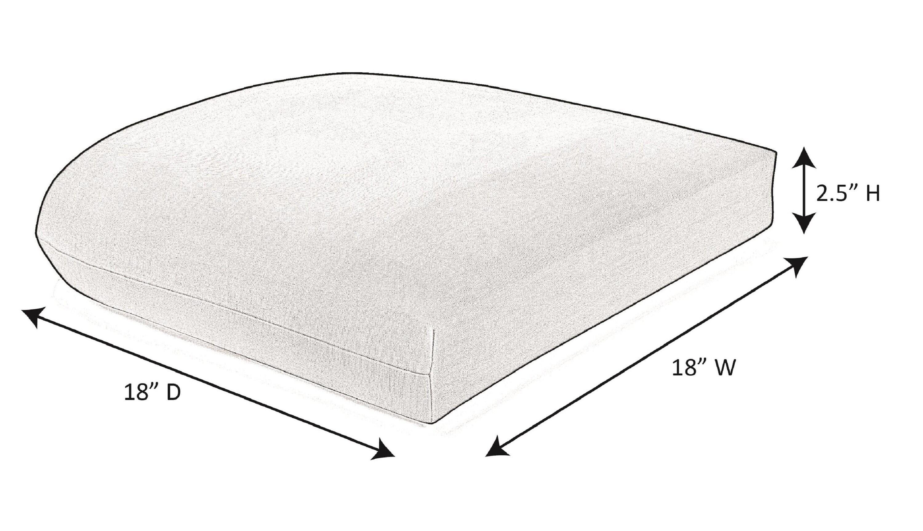 Sol 72 Outdoor™ Sunbrella Seat Cushion 18'' W x 18'' D