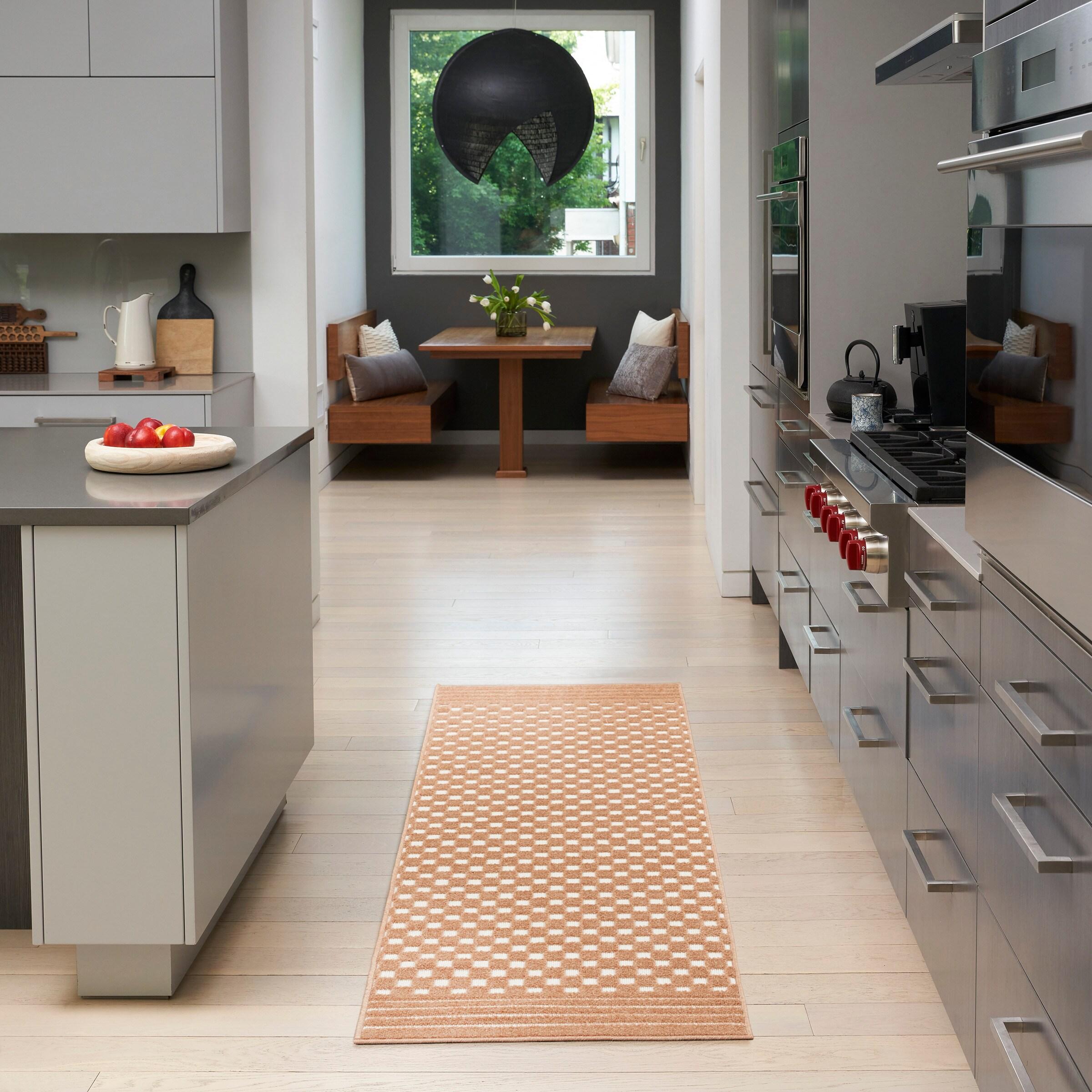 Nourison Casual 2' x 6' Copper Modern Indoor Rug