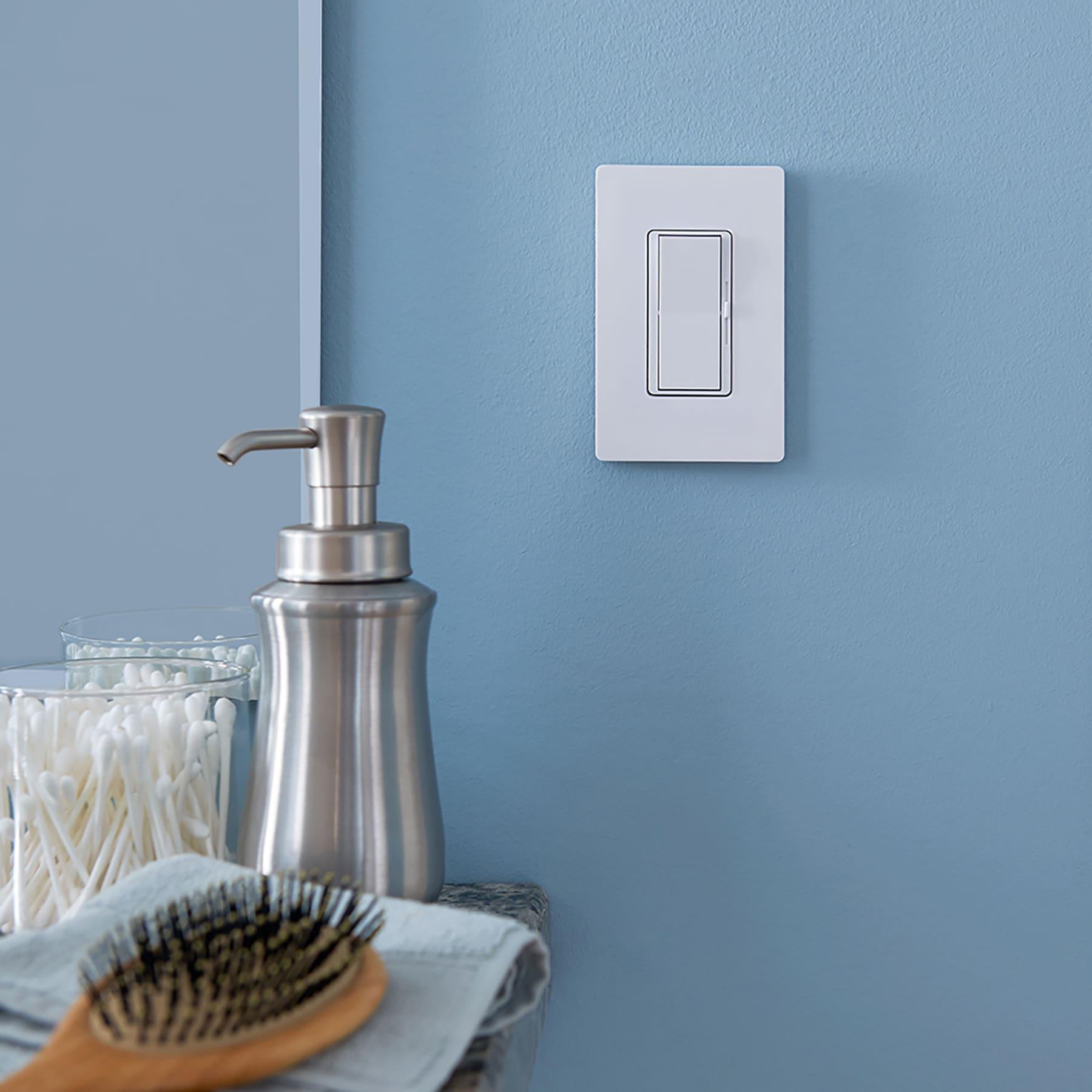 Lutron Cw-1-Wh 1-Gang Claro Wall Plate, White