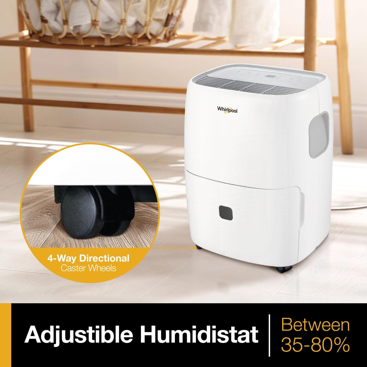 Whirlpool 23 Pint Dehumidifier for Rooms up to 1500 Sq. Ft. & Reviews | Wayfair
