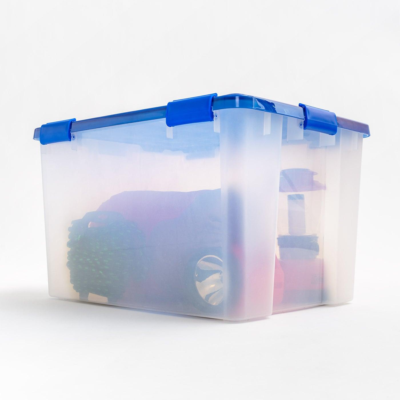 Weatherproof Clear Plastic Storage Tote