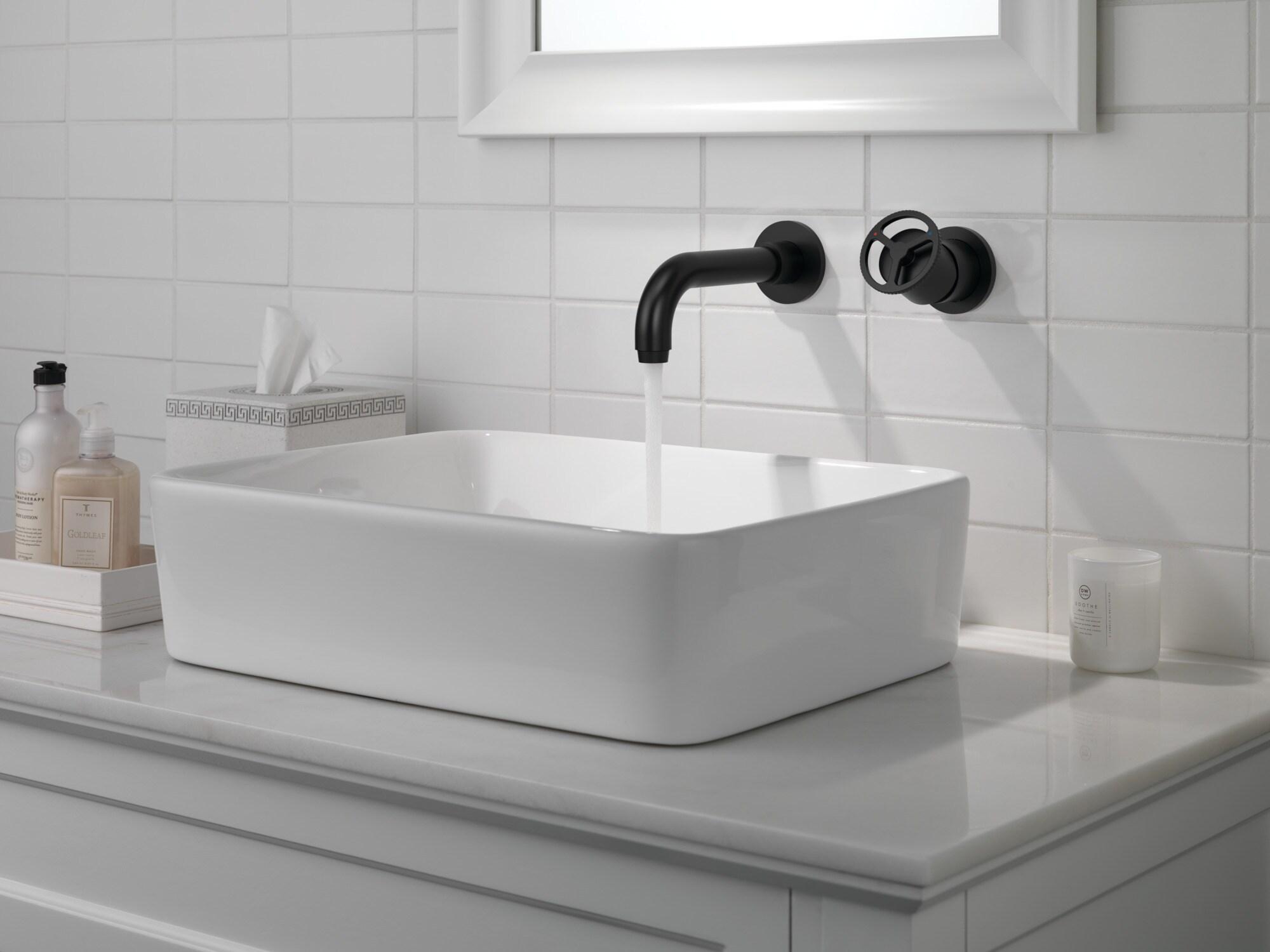 Trinsic Two Handle Wall Mount Bathroom Faucet Trim