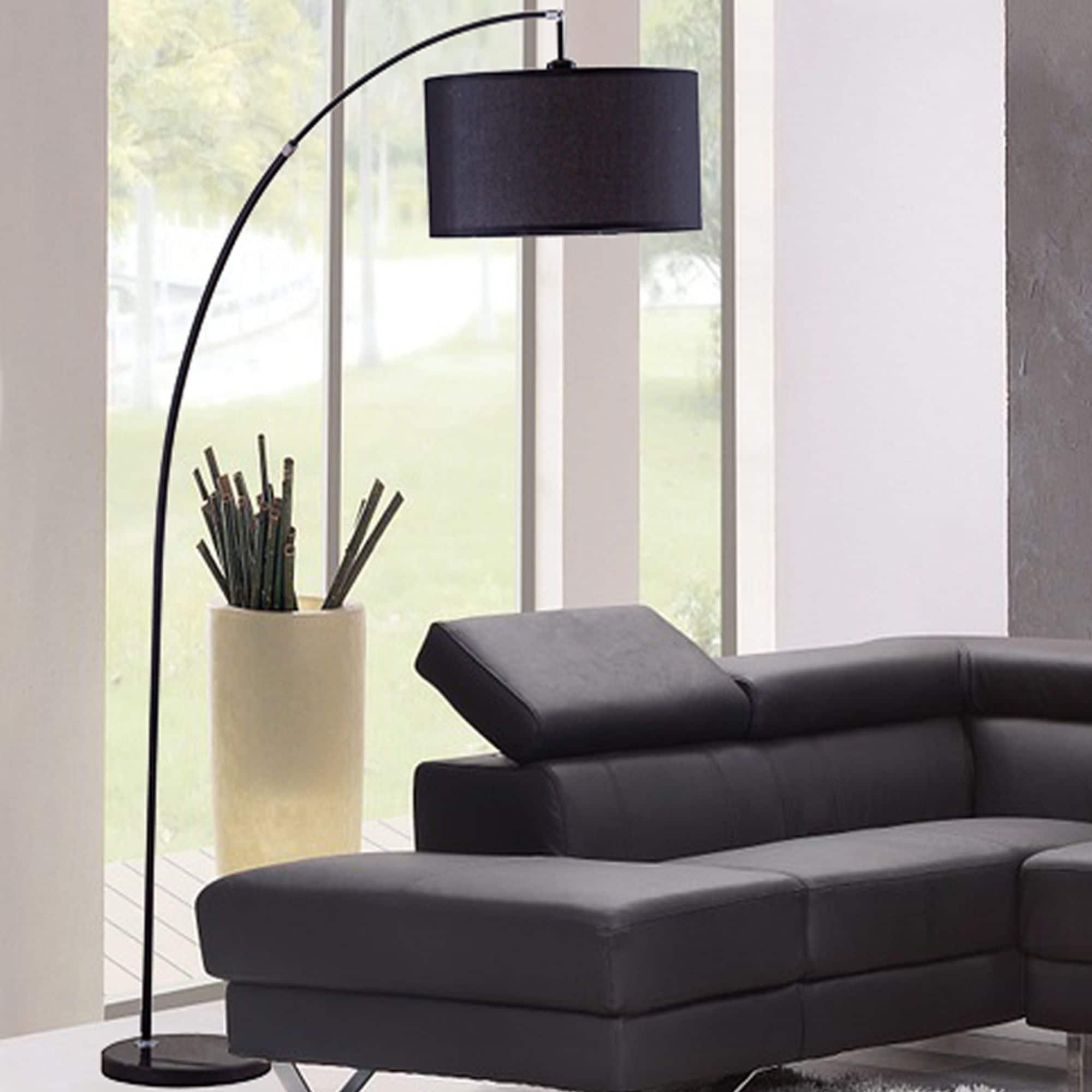 Hokku Designs 86" Tall Metal Floor Arc Lamp "Allegro", and