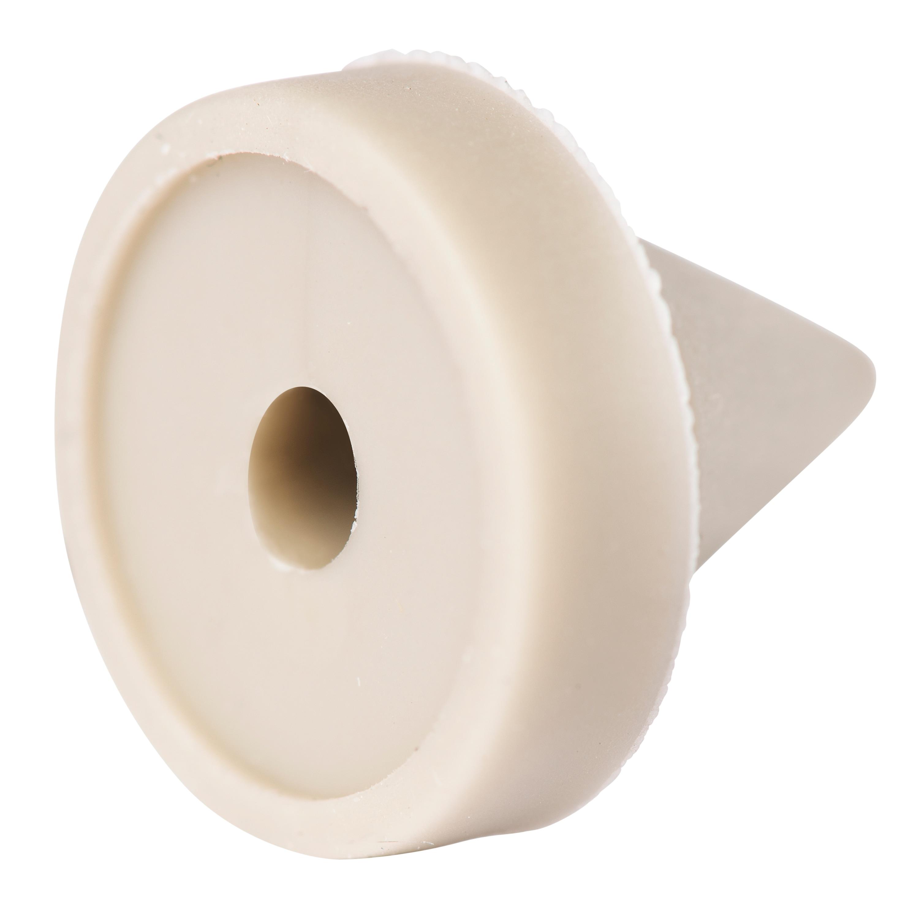 Brinks Plastic Off White Door Bumper Mounts to base trim