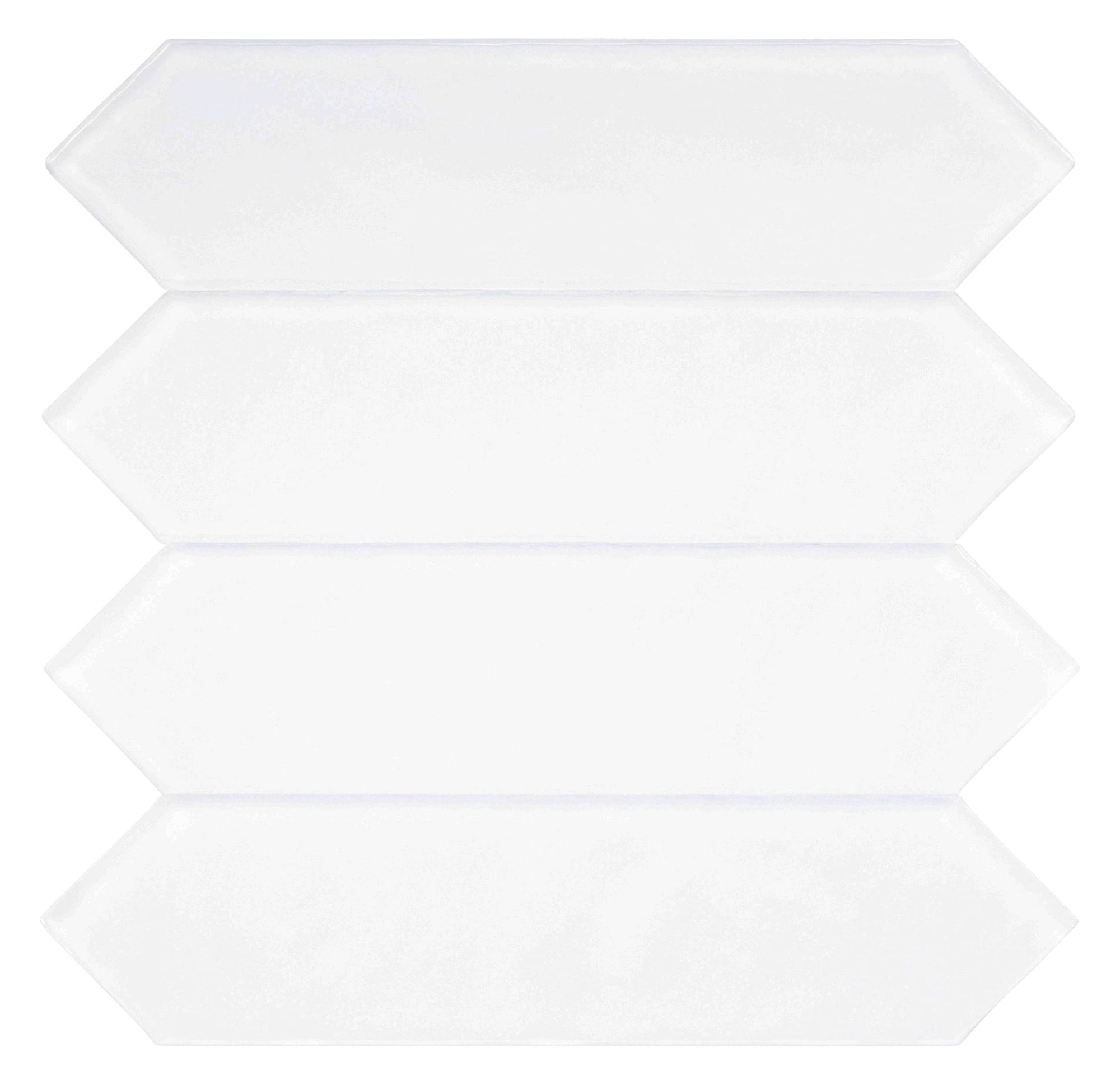 Ergo 3" x 11" Picket Glass Kitchen Backsplash, Bathroom, Shower, Pool, Wall and Floor Tile