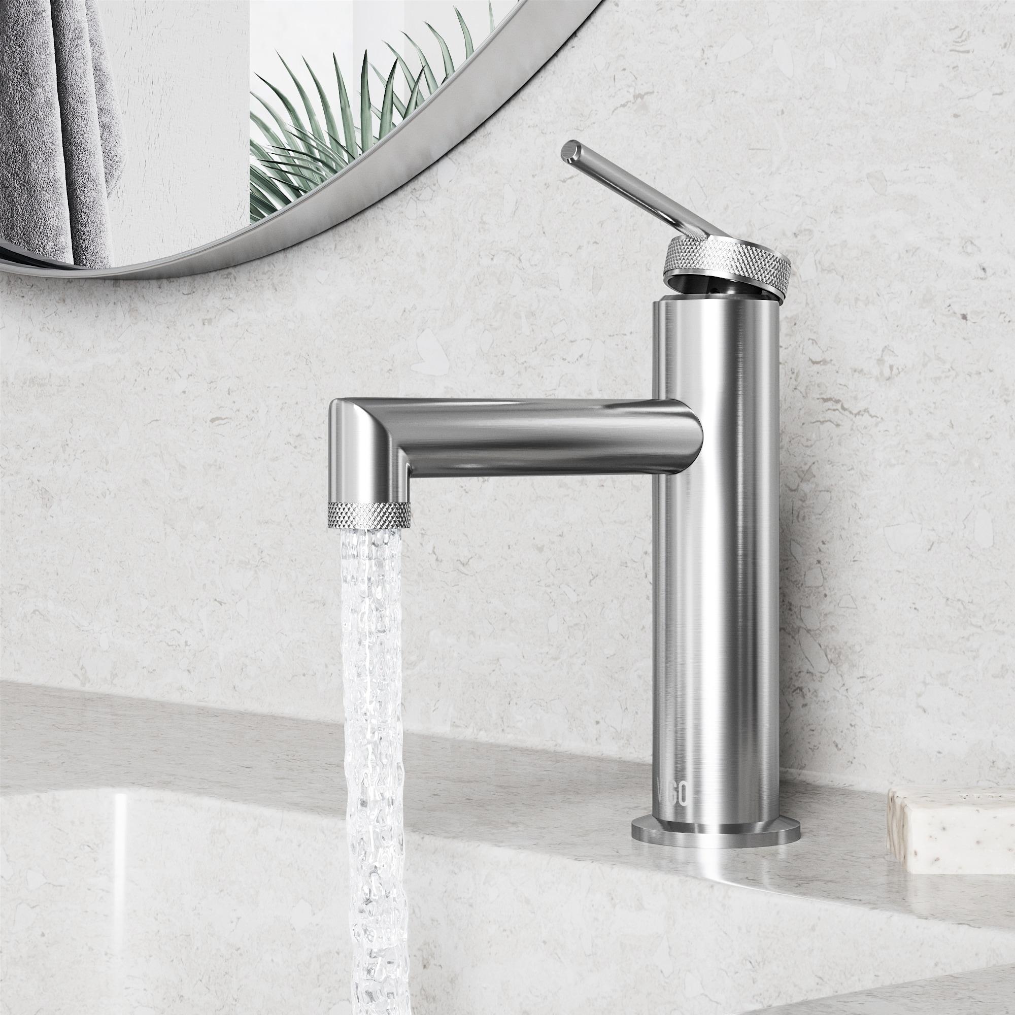 Sterling 7" H Single Handle Single Hole Bathroom Faucet