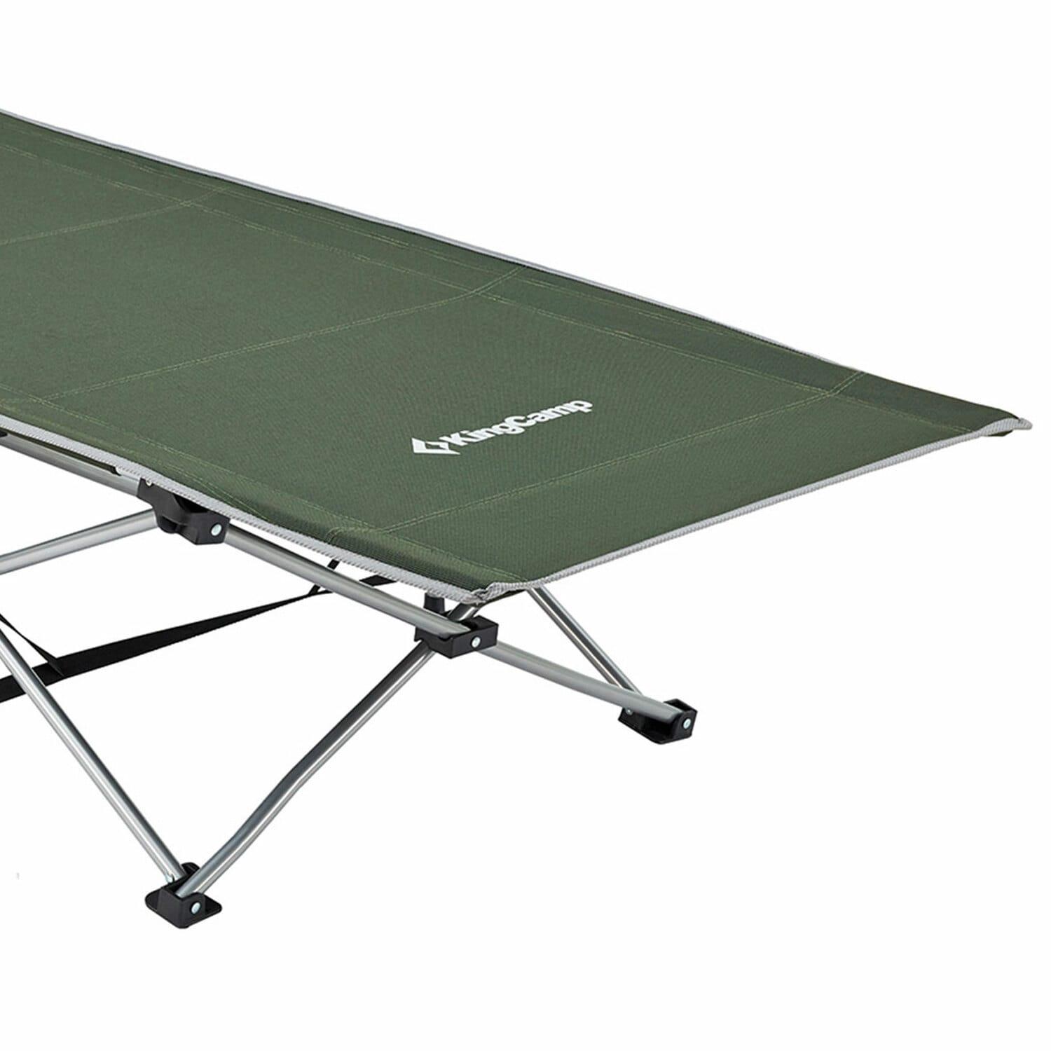 Kingcamp KingCamp Folding Portable Outdoor Camping Cot w/ Multi Layer Side Pocket